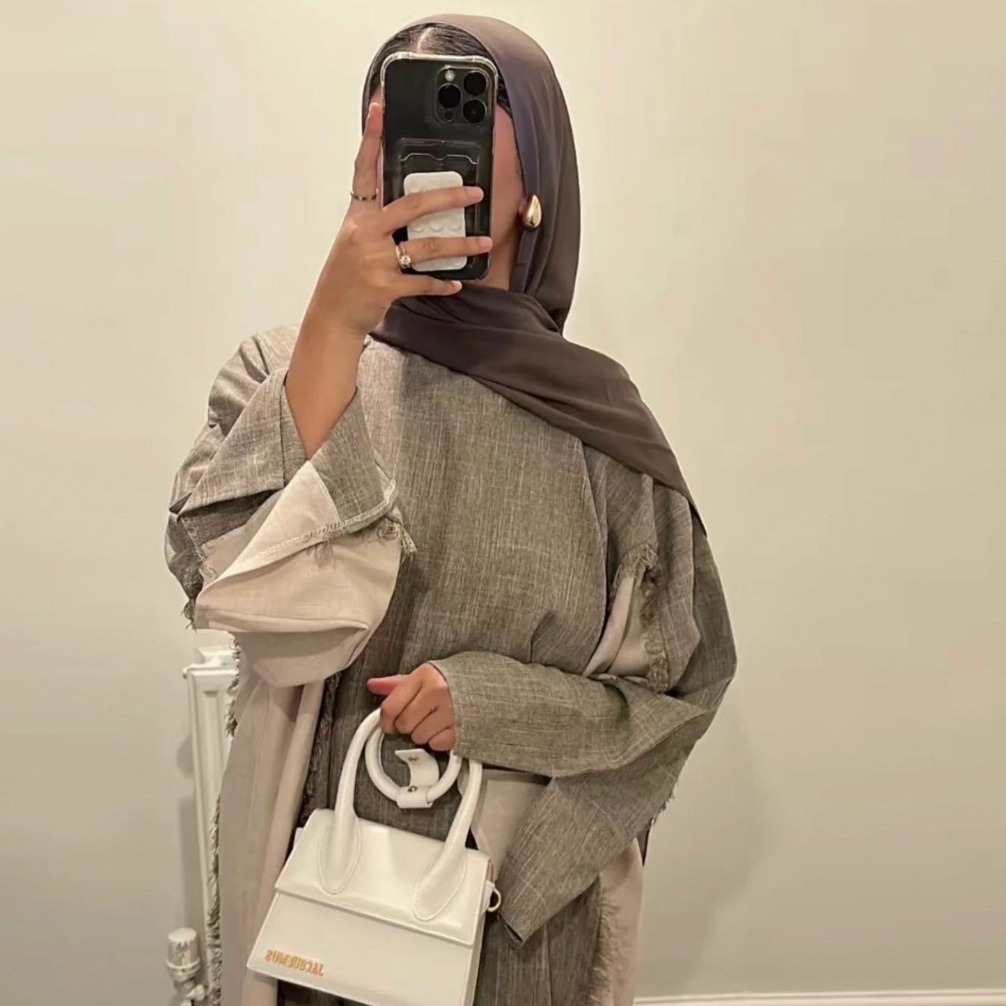 Fashion Patchwork Dubai Turkish Elegant Robe