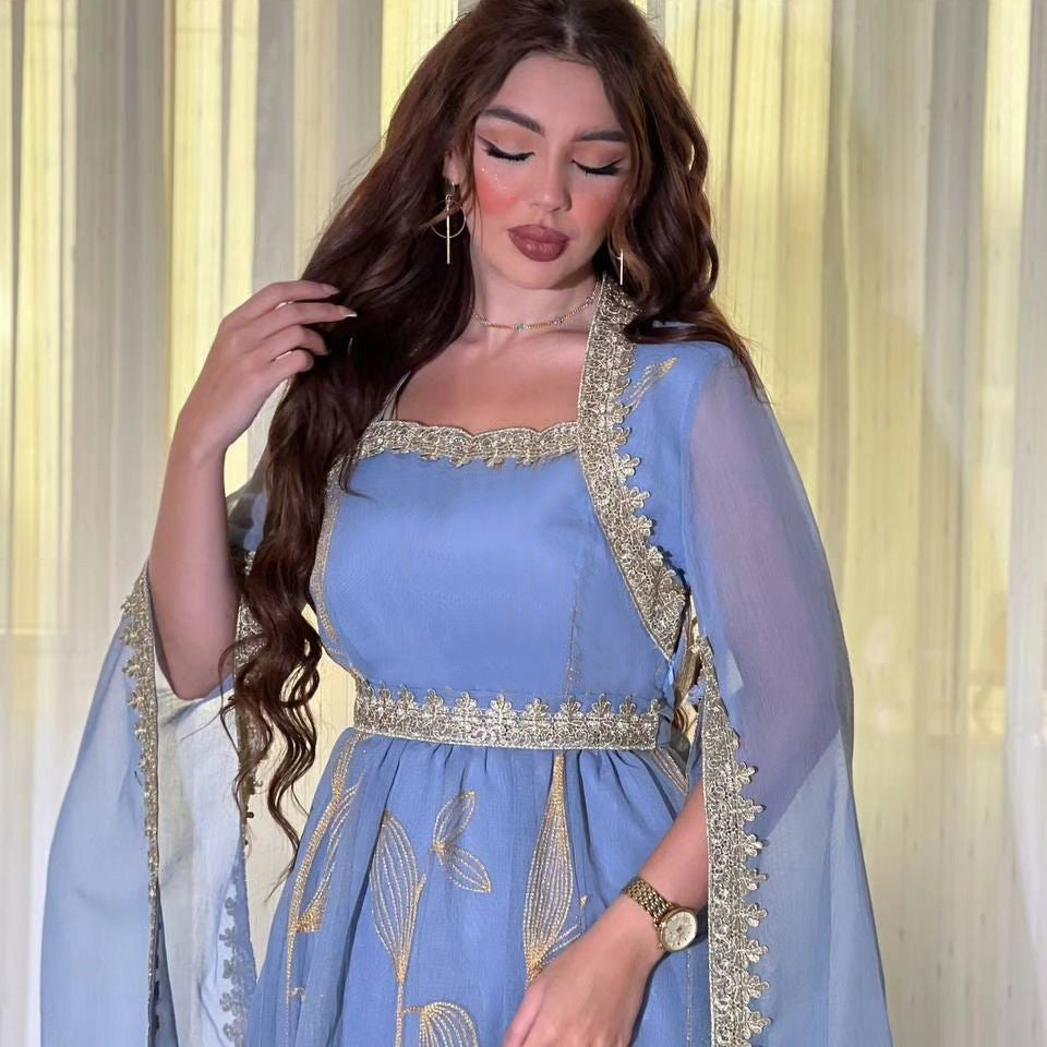 Muslim Embroidery Party Dress