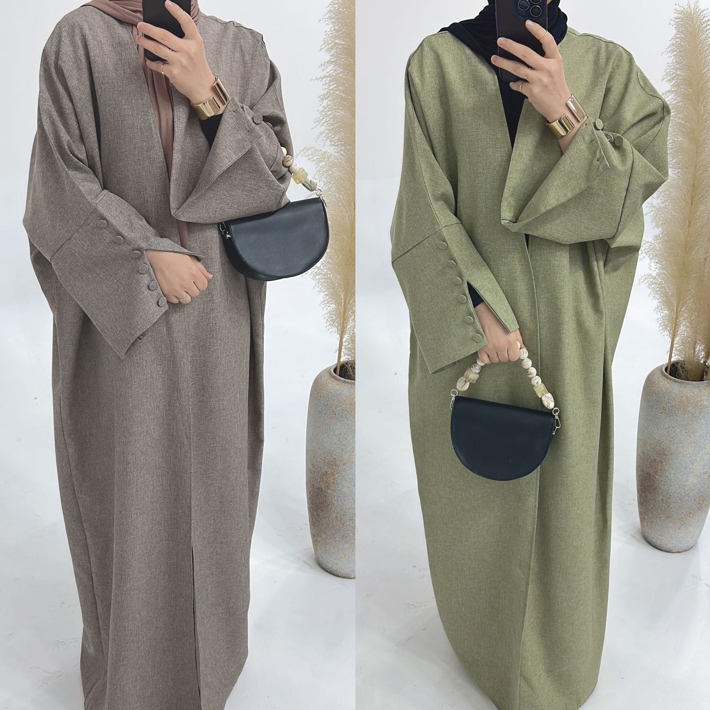 Loose Plus Size Cardigan Robe Dress
