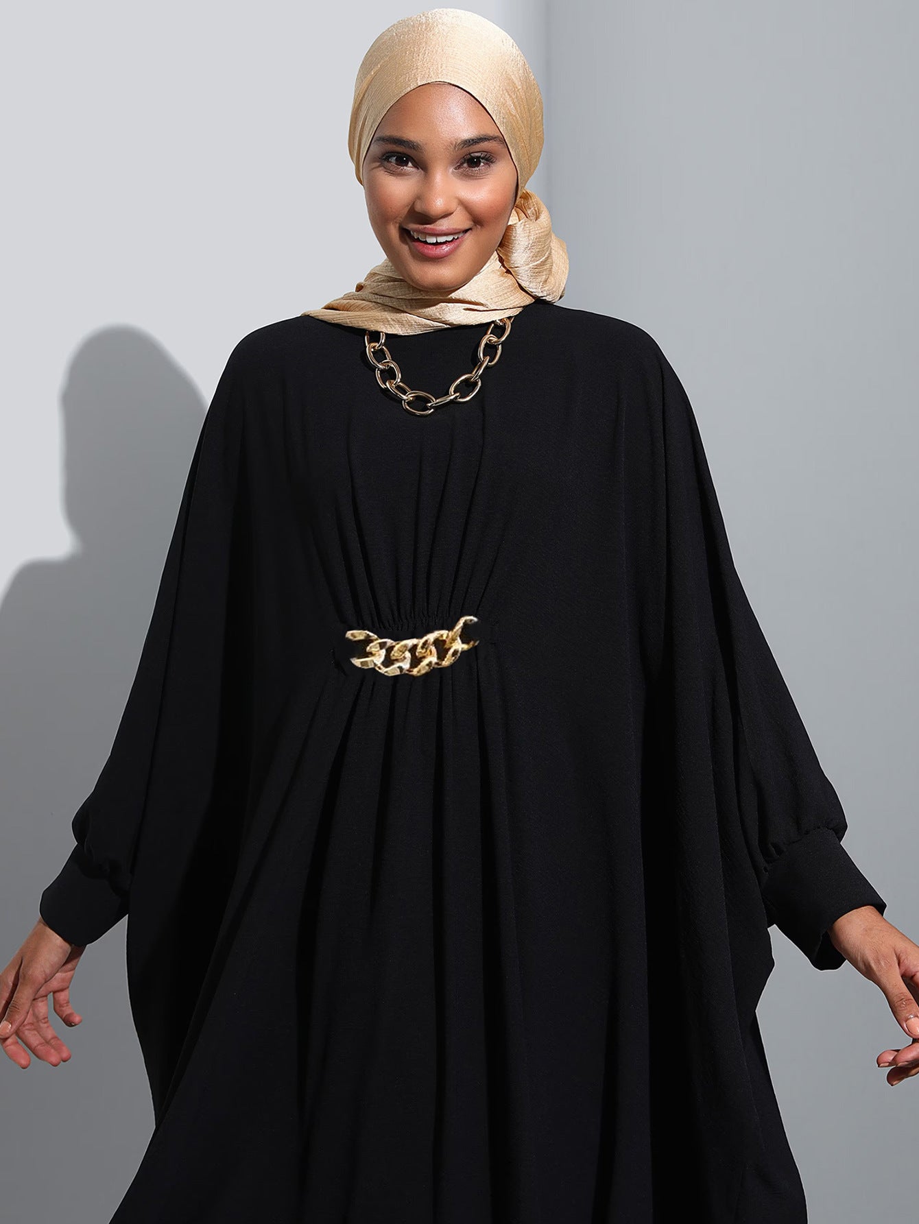 Women's Dolman Sleeve Loose Dress