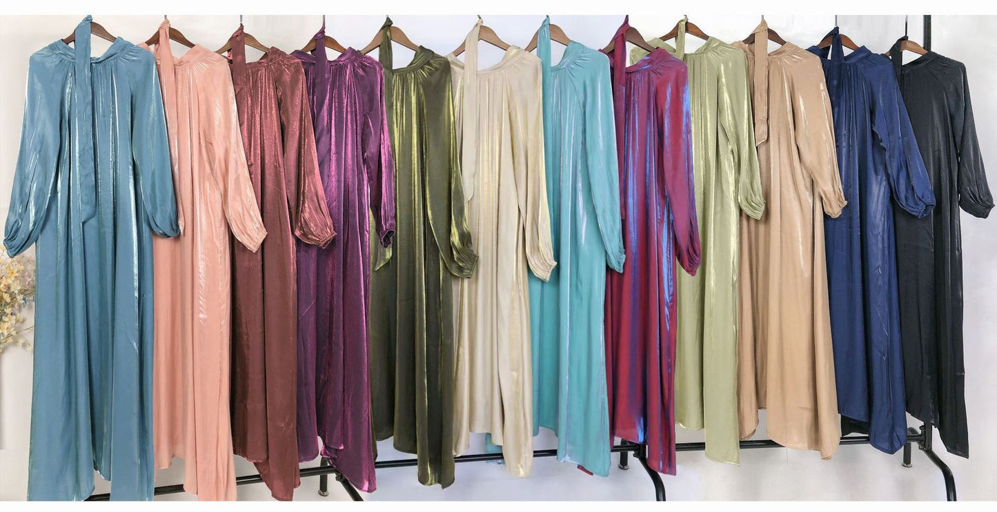 Women's Balloon Sleeve Long Sleeve Dress