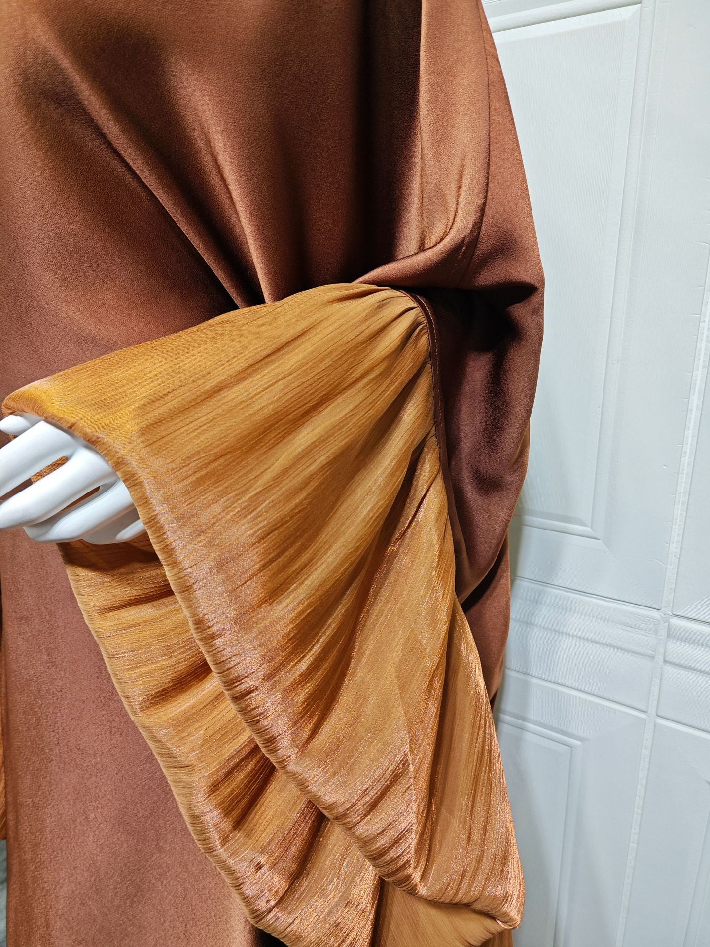 Women's Waist-cinching Satin Dress