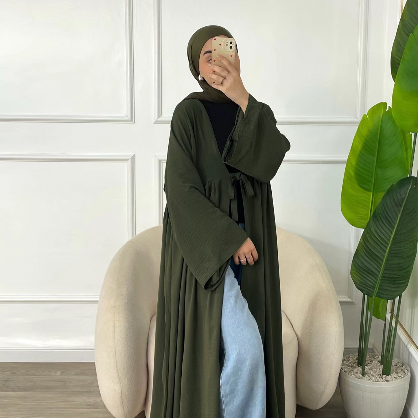 Casual Party Lace-Up Cardigan Robe