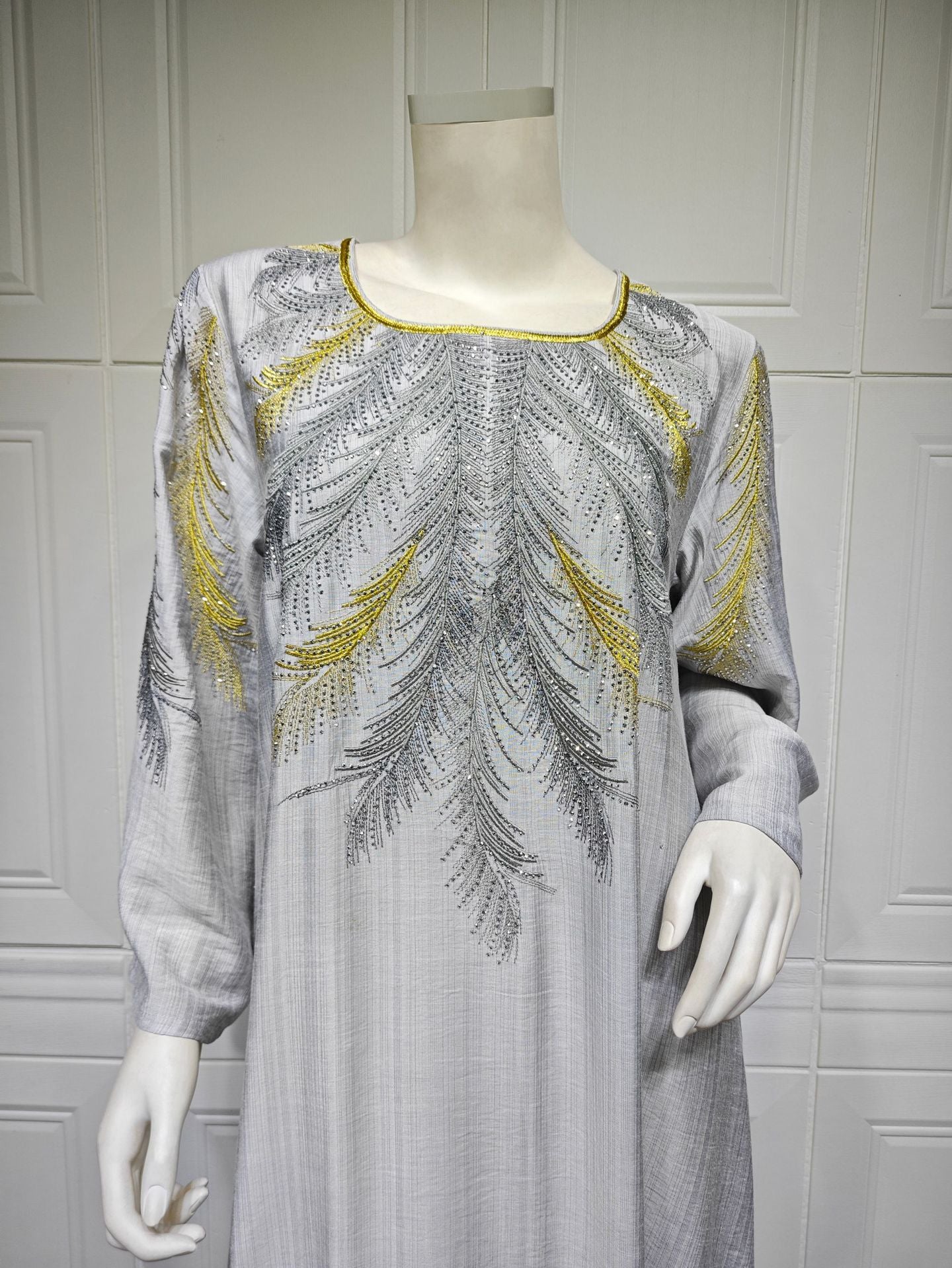 Women's Embroidered Hot Diamond Dress