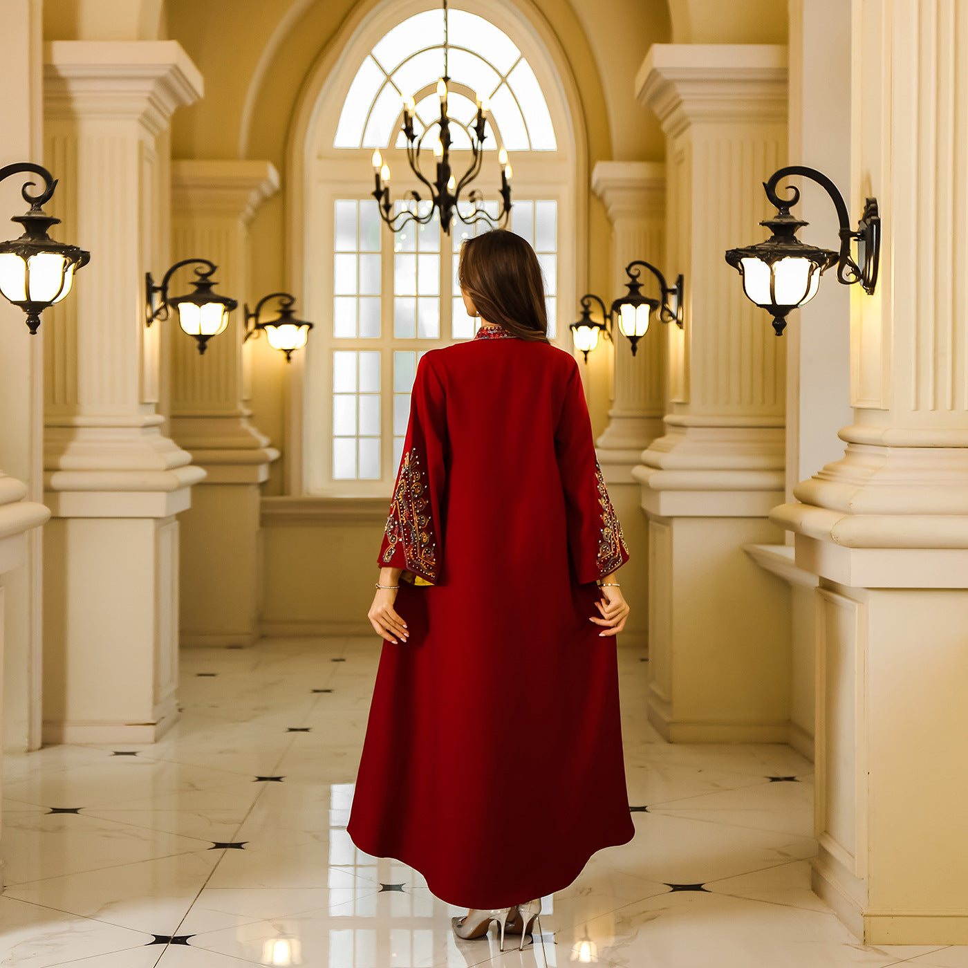 Women's Rope Embroidered Party Dress