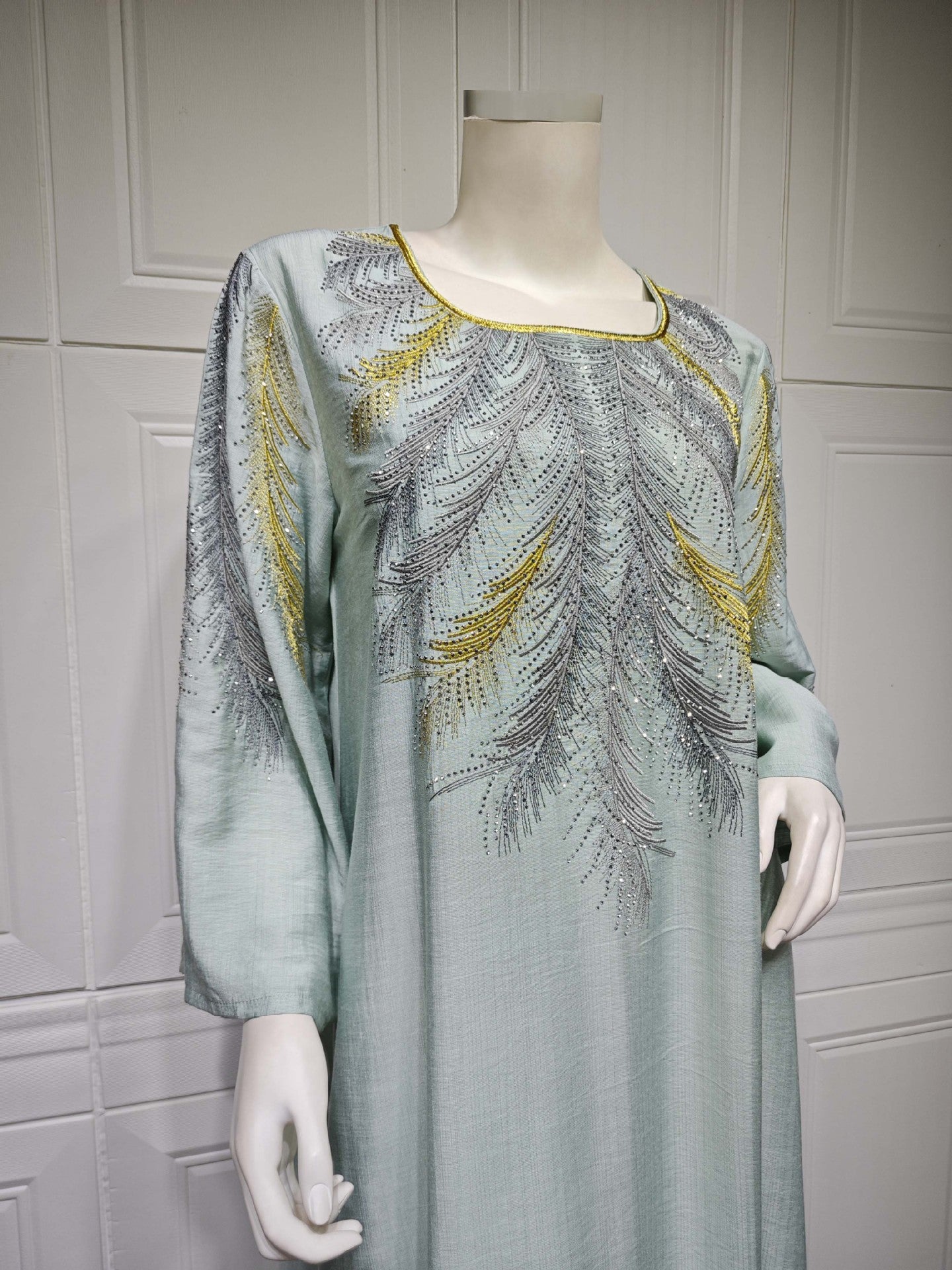 Women's Embroidered Hot Diamond Dress
