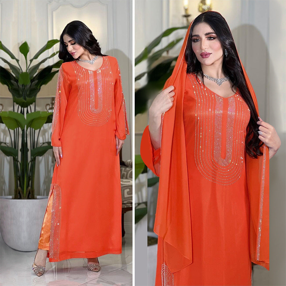 Women's Fashion Hot Diamond Party Dress