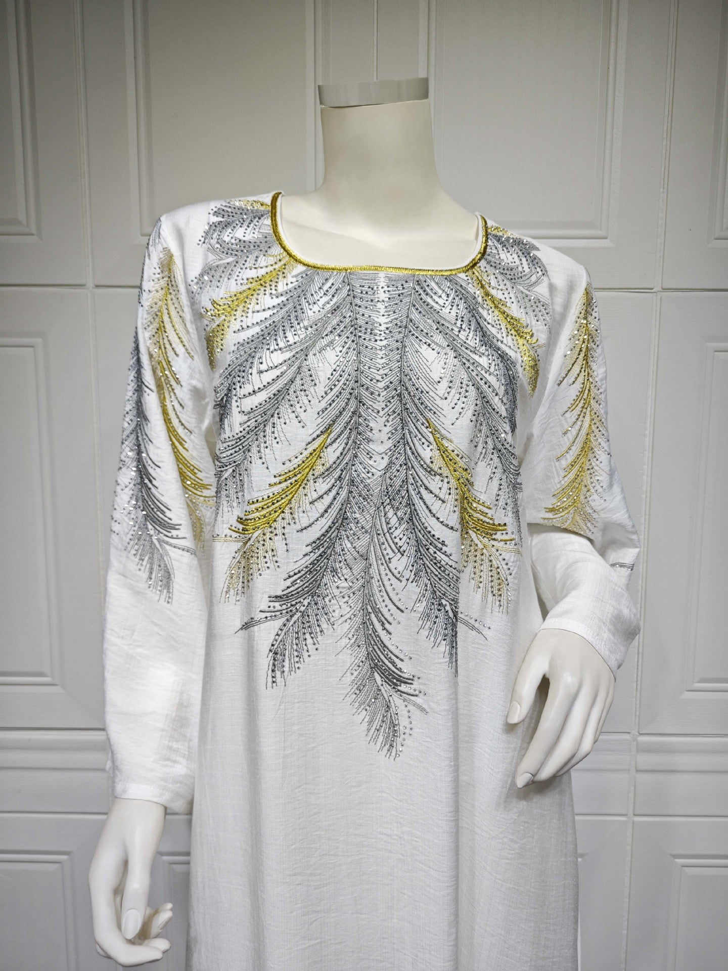 Women's Embroidered Hot Diamond Dress