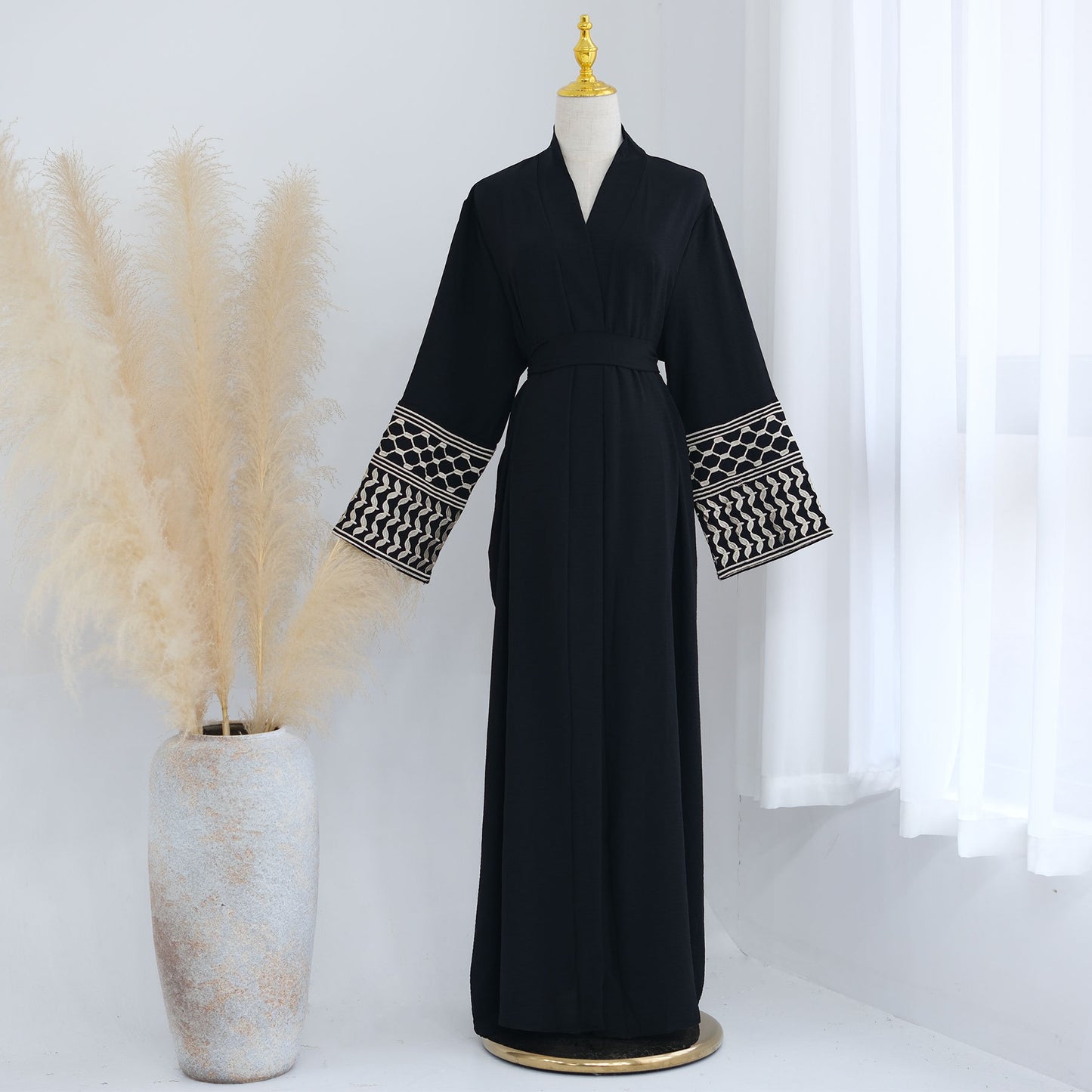Embroidered Tassel Cardigan Tunics Robe
