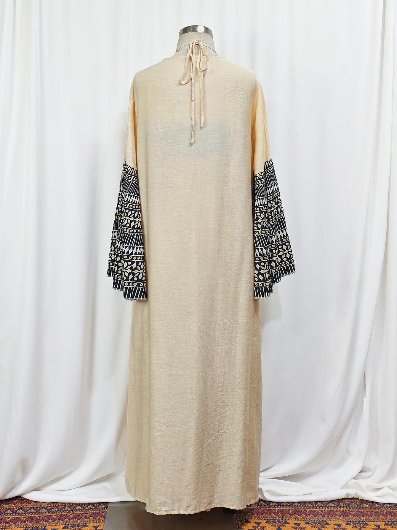 Women's Robe Printed Camisole Dress Two-piece Dress