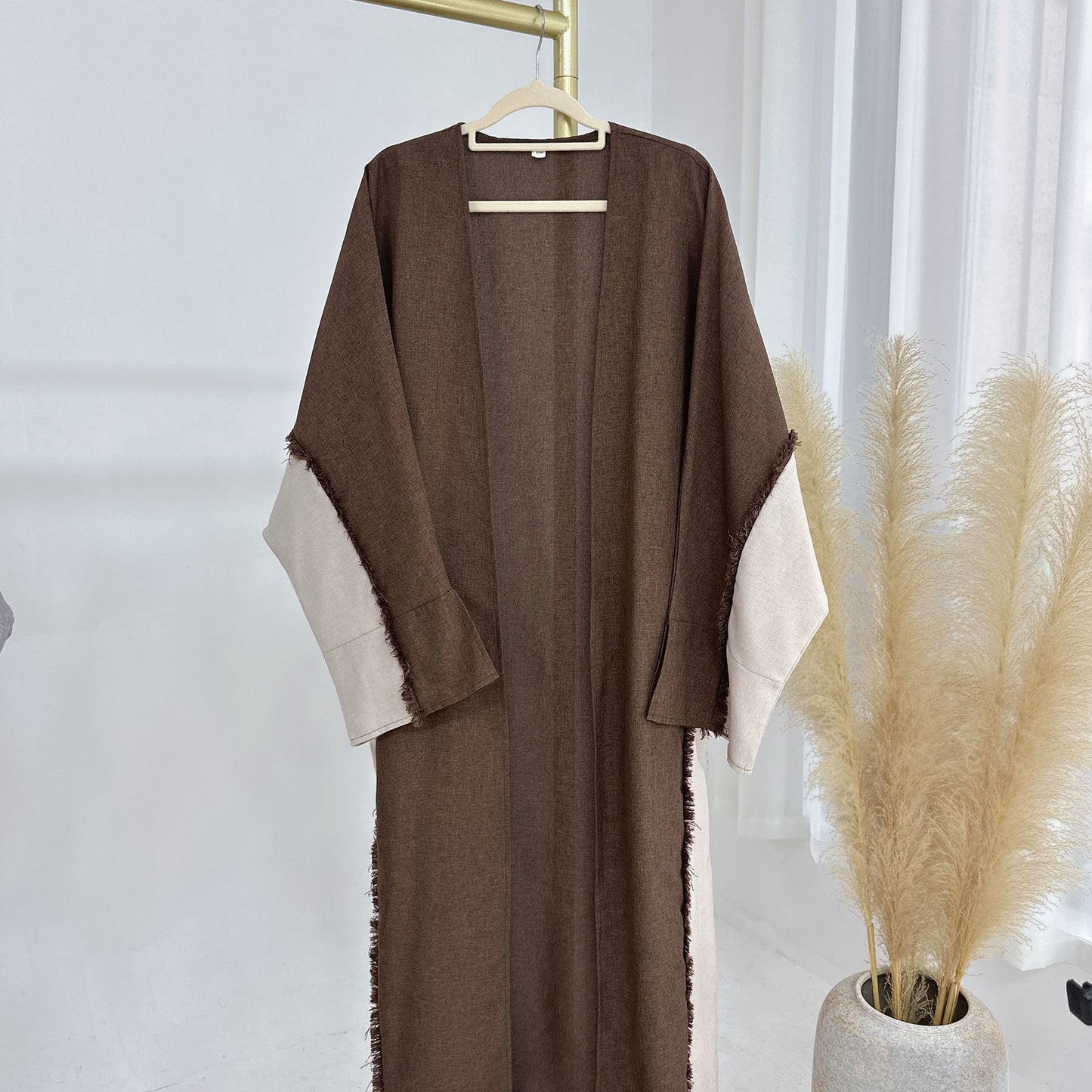 Fashion Patchwork Dubai Turkish Elegant Robe