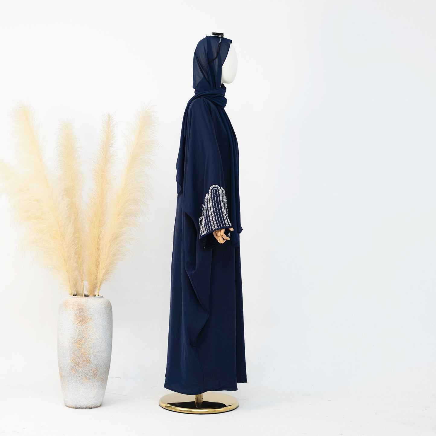 Elegant Beaded Cardigan Robe