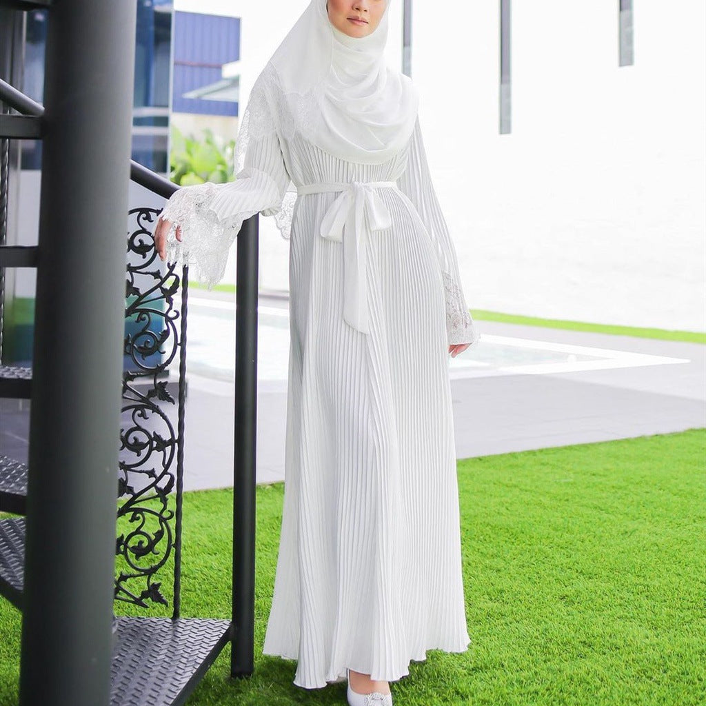 Women's Solid Color Collage Dress