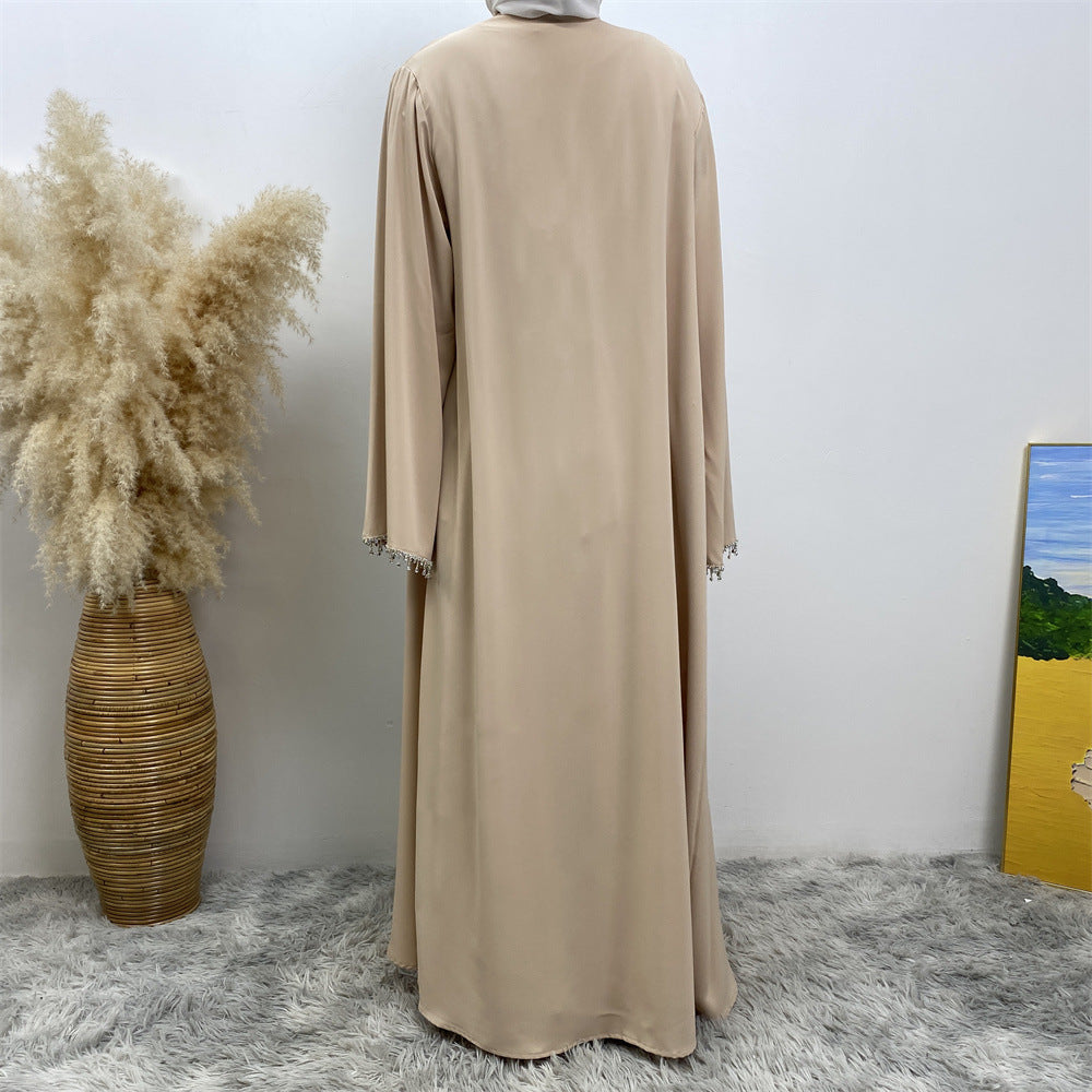 Women's Sleeveless Inner Dress + Robe Two Piece Sets