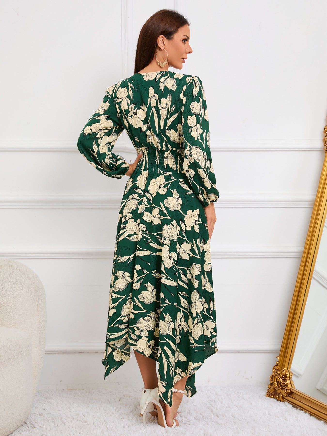 Fashionable Simple Slim Fit Irregular Dress