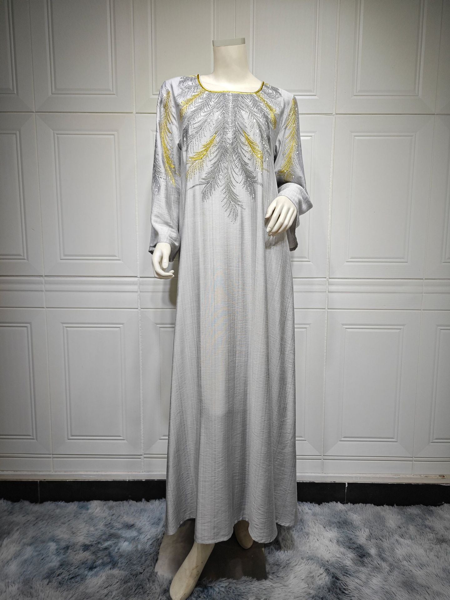 Women's Embroidered Hot Diamond Dress