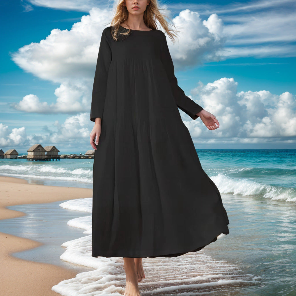 Muslim Loose Casual Plus Size Dress