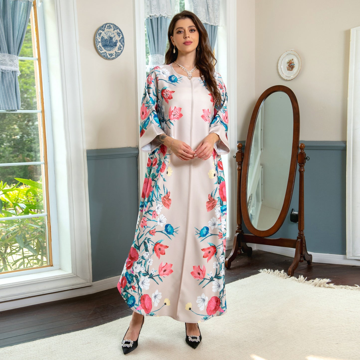 Women's Printed Arabian Dresses