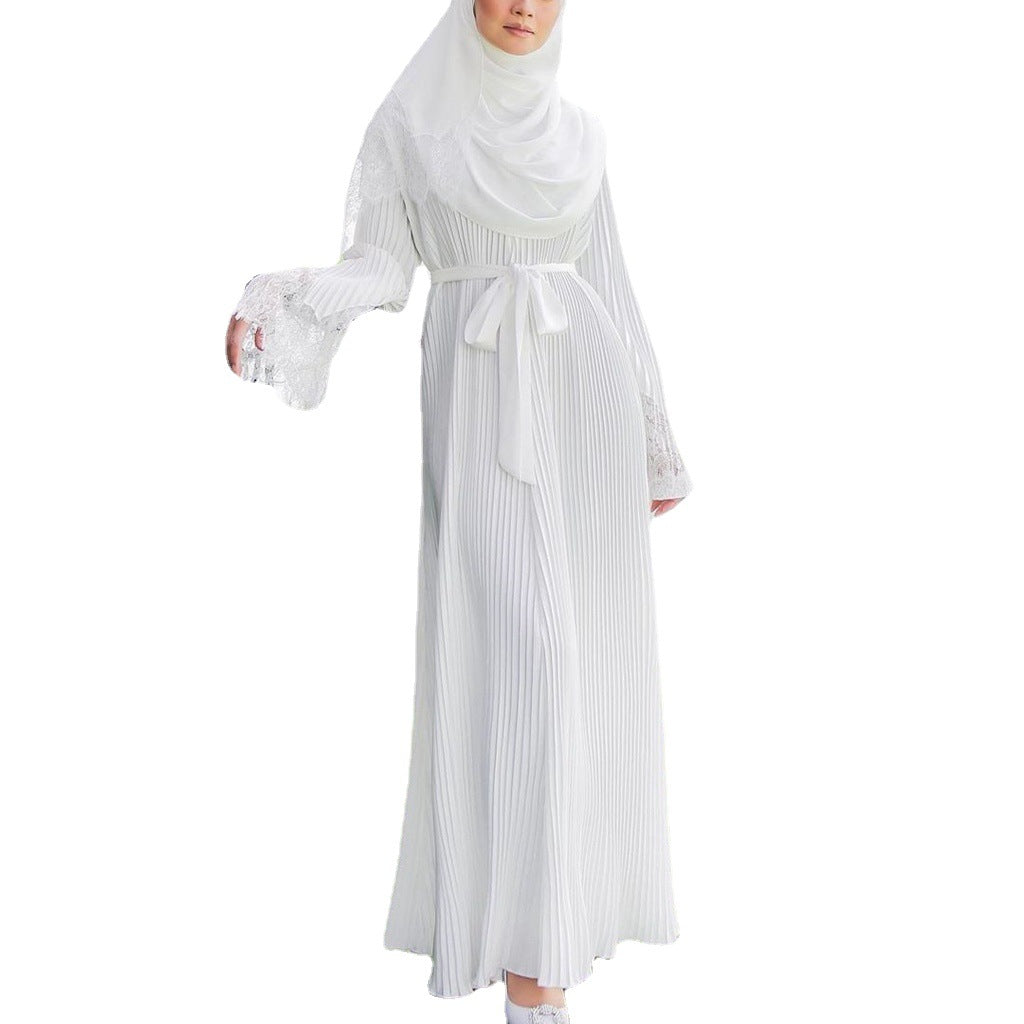 Women's Solid Color Collage Dress
