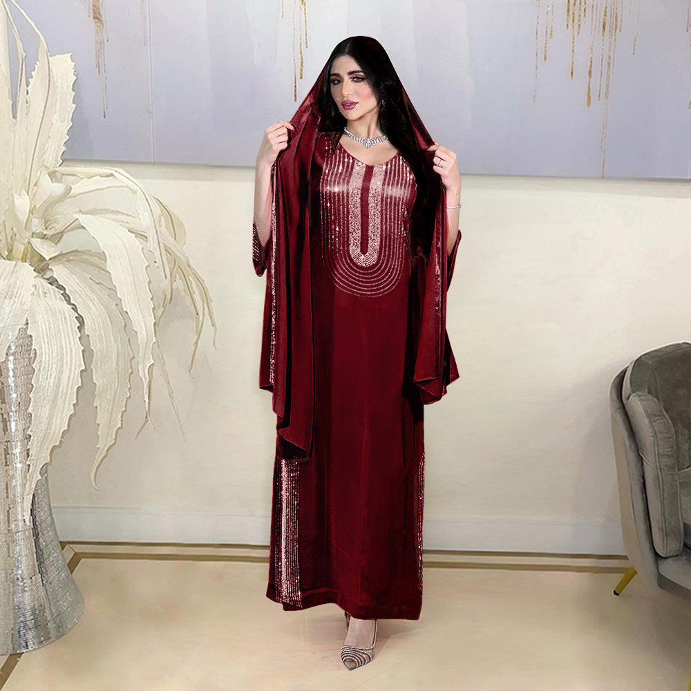 Women's Fashion Hot Diamond Party Dress