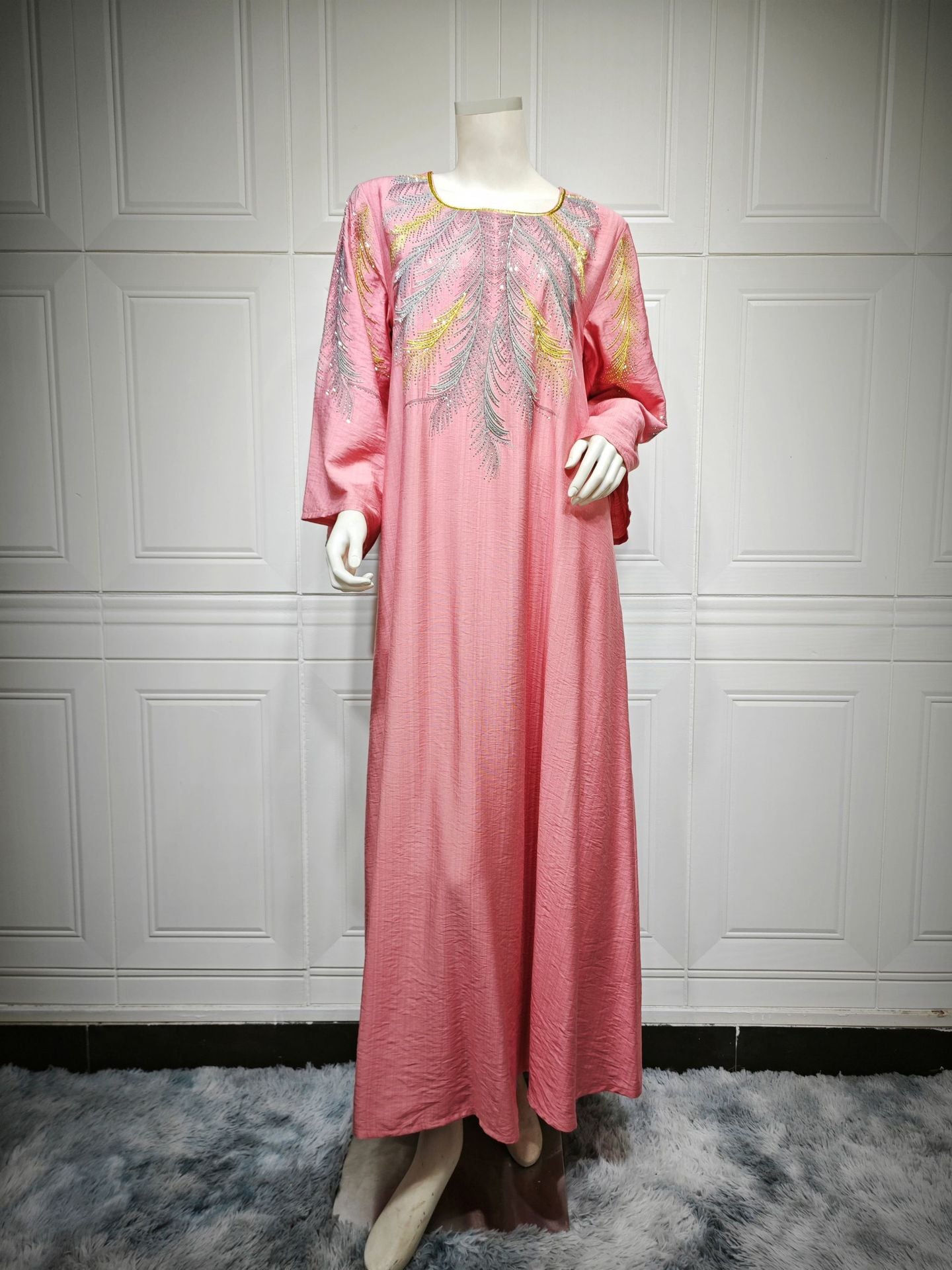Women's Embroidered Hot Diamond Dress