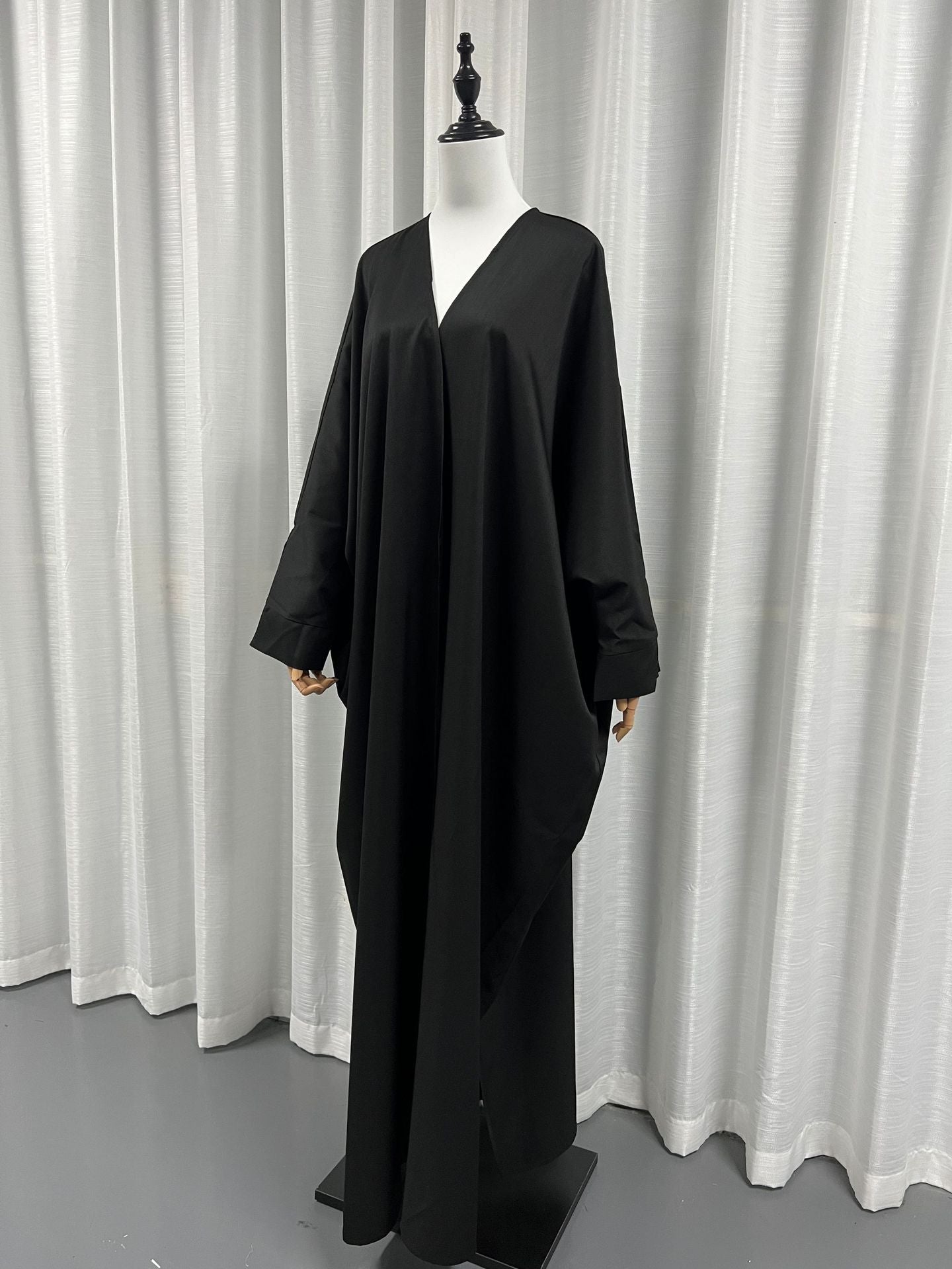 Women's Solid Color Cardigan Robe