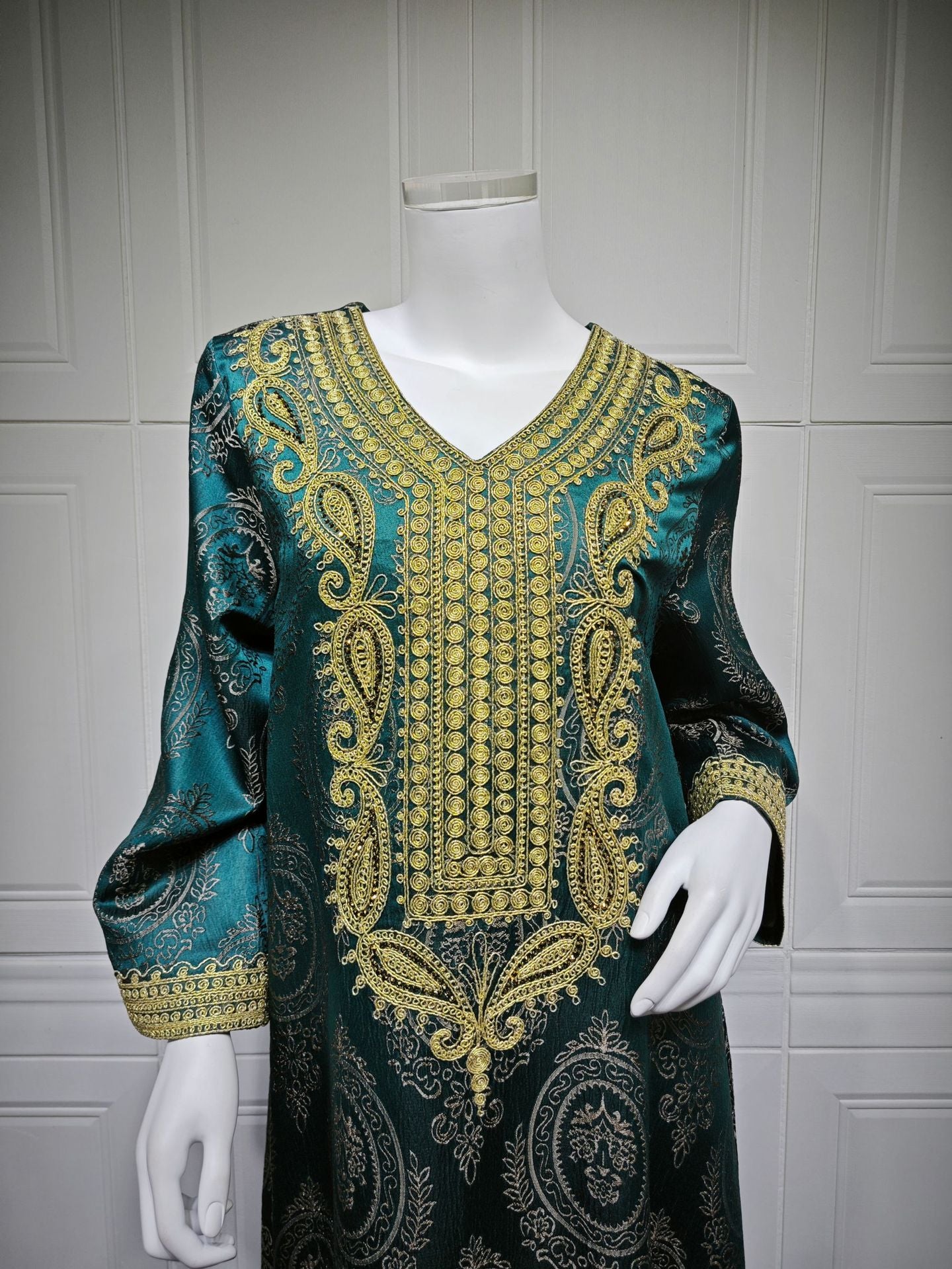 Women's Jacquard Evening Dress