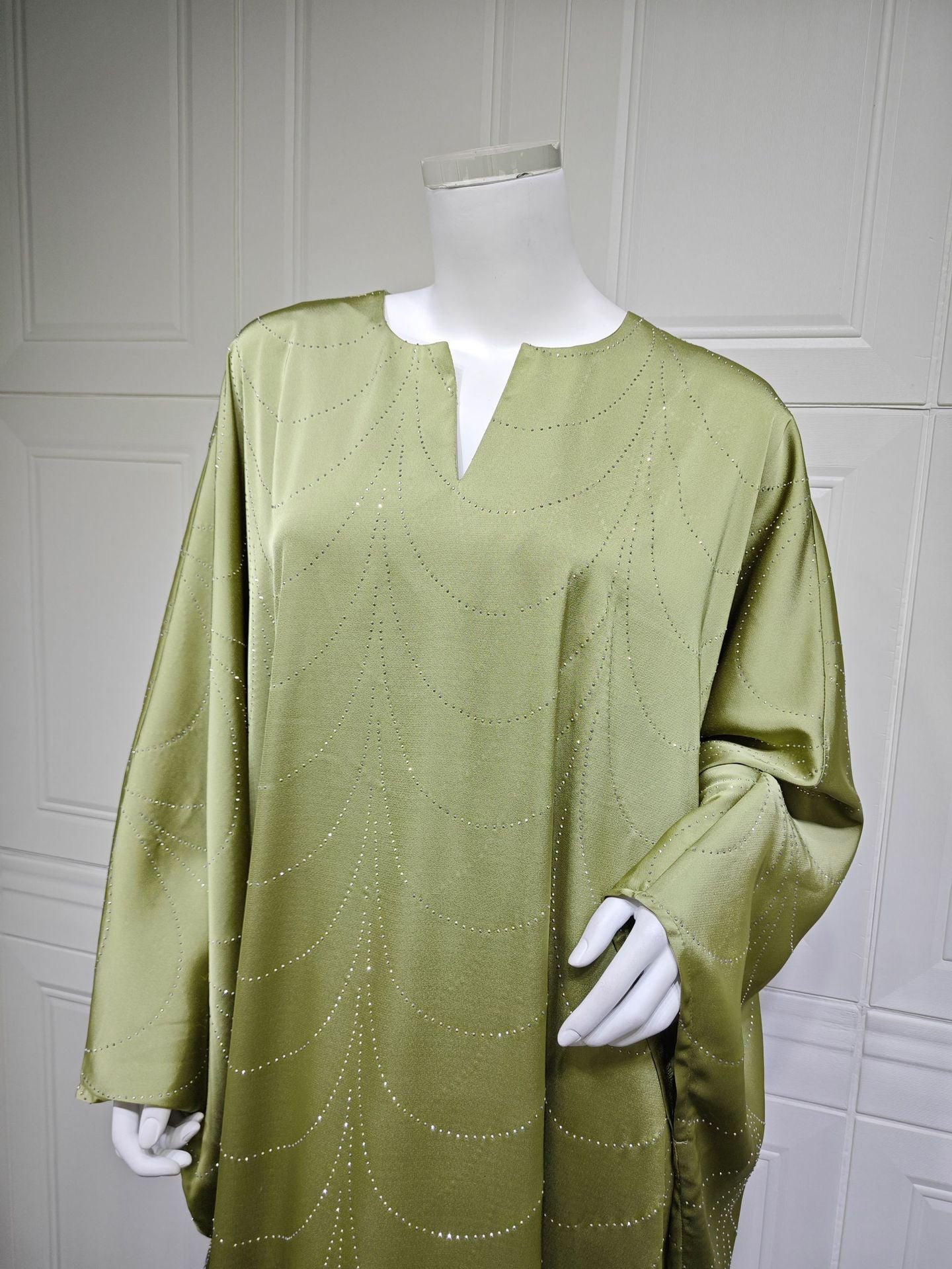 Women's Loose Hot Diamond Abaya Dress