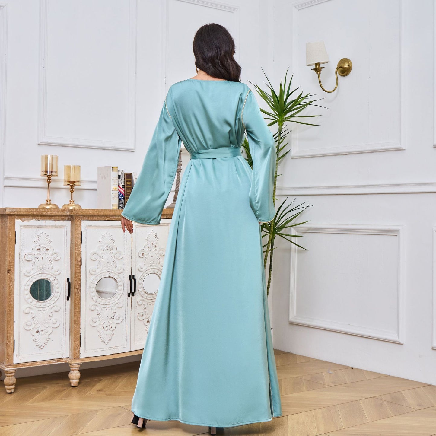 Muslim Fashion Beaded Dress