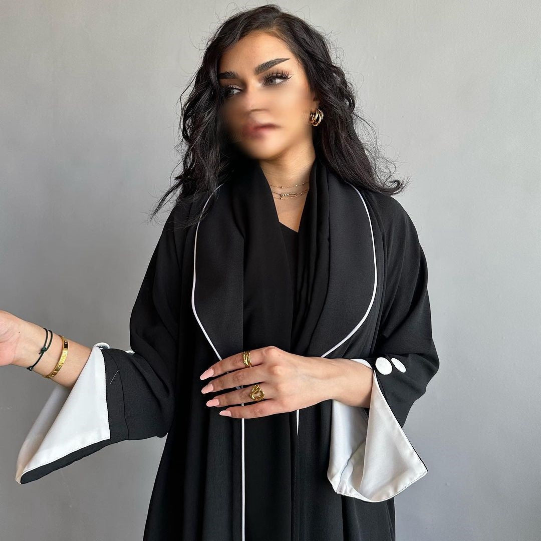 Women's Elegant Robe Open Abaya