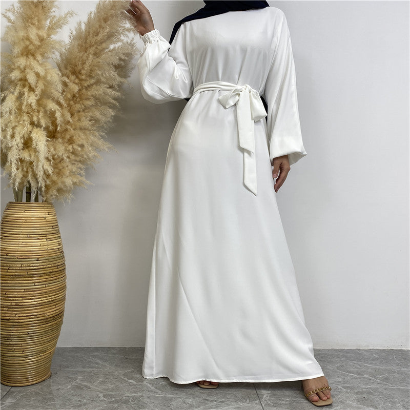 Muslim Nida Belted Pocket Maxi Dress