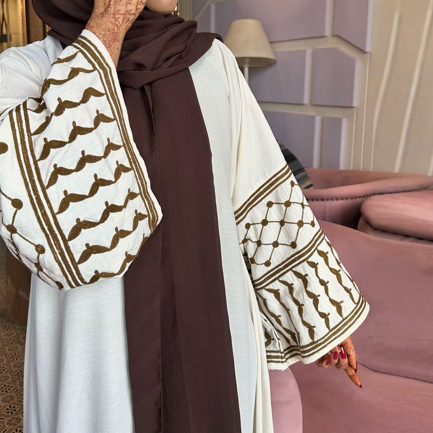Embroidered Tassel Cardigan Tunics Robe