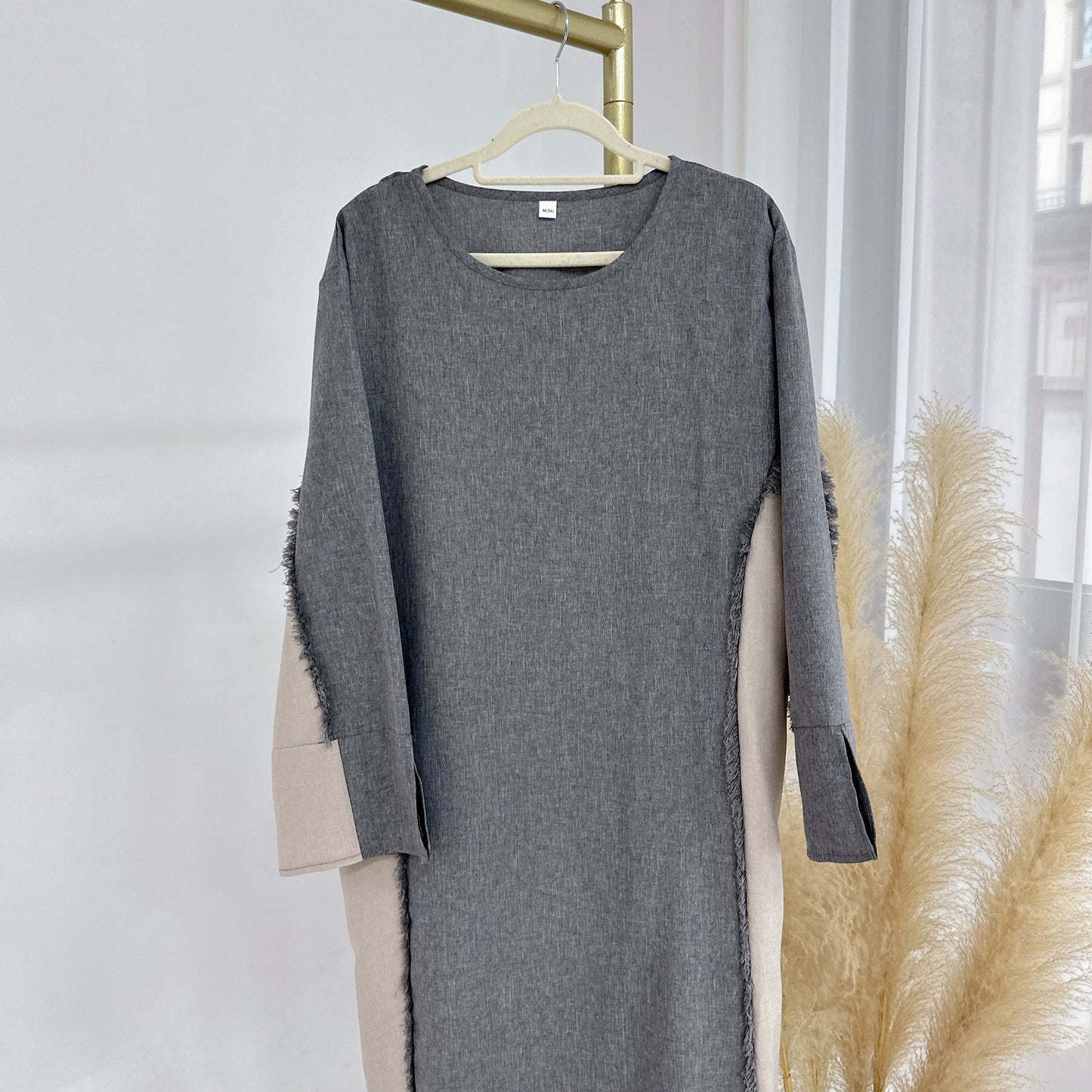 Fashion Patchwork Dubai Turkish Elegant Robe