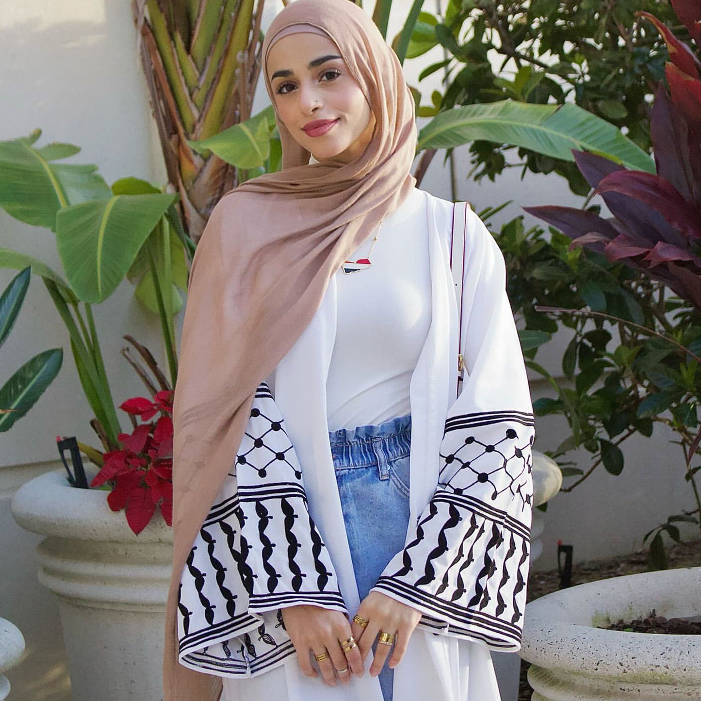 Embroidered Tassel Cardigan Tunics Robe