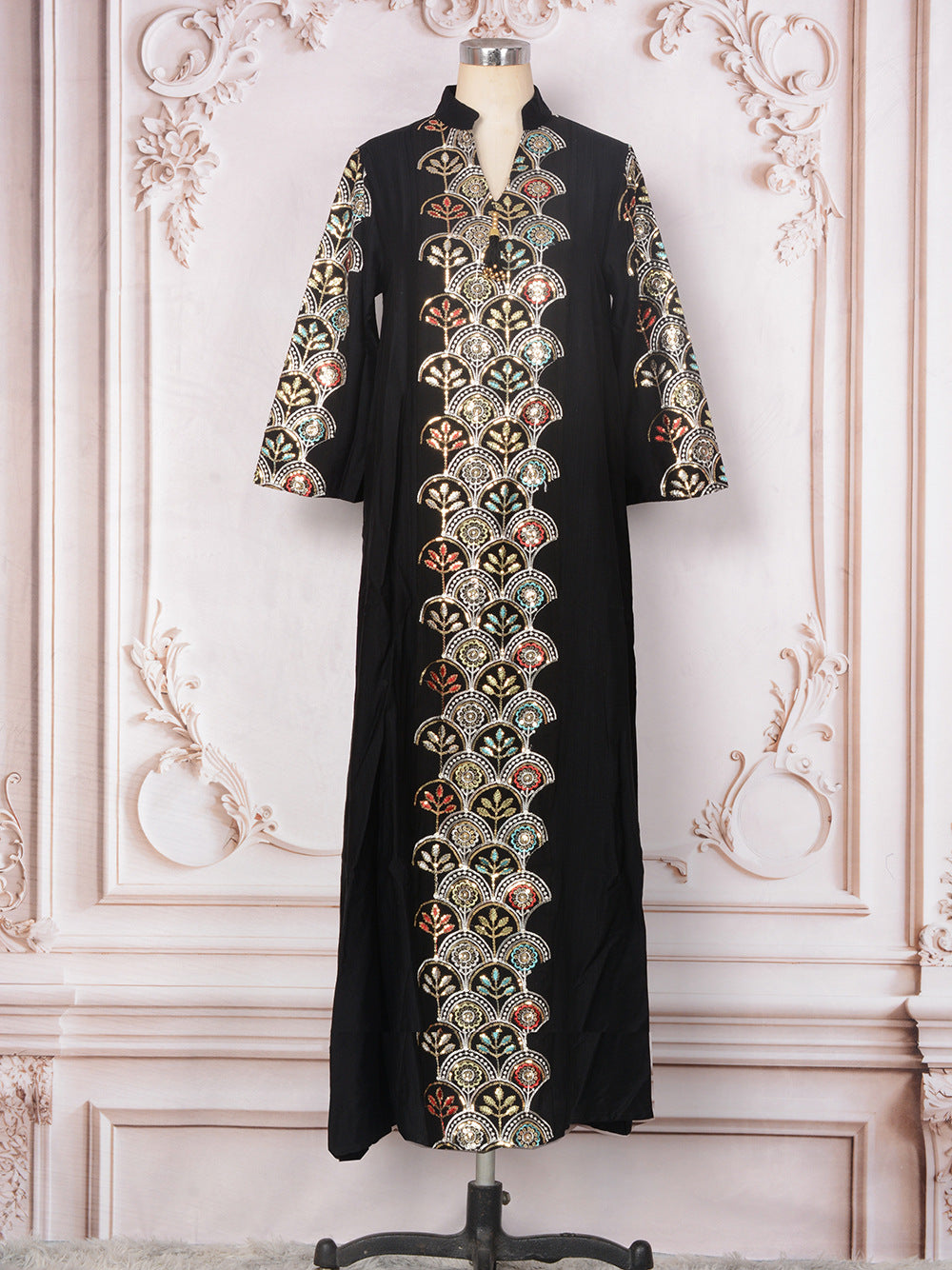 Beaded Women's Muslim Dress