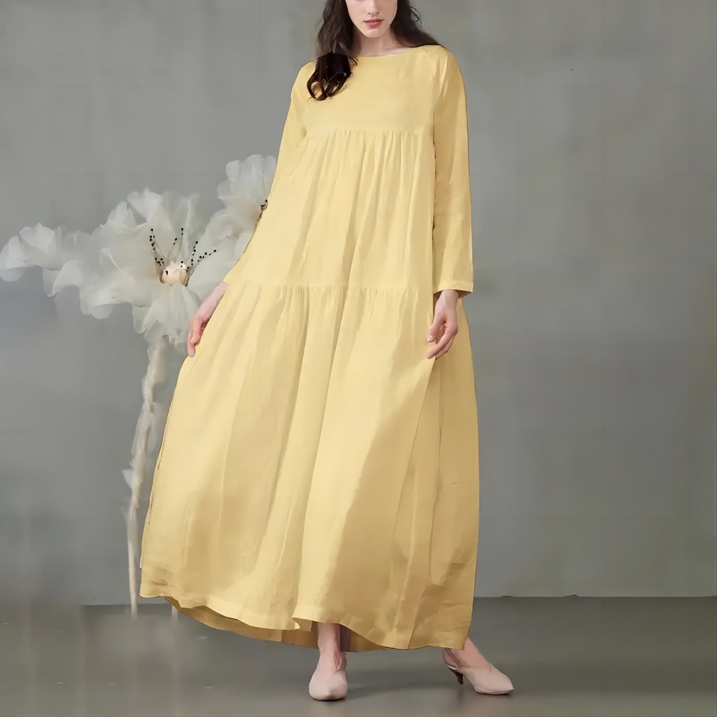 Muslim Loose Casual Plus Size Dress