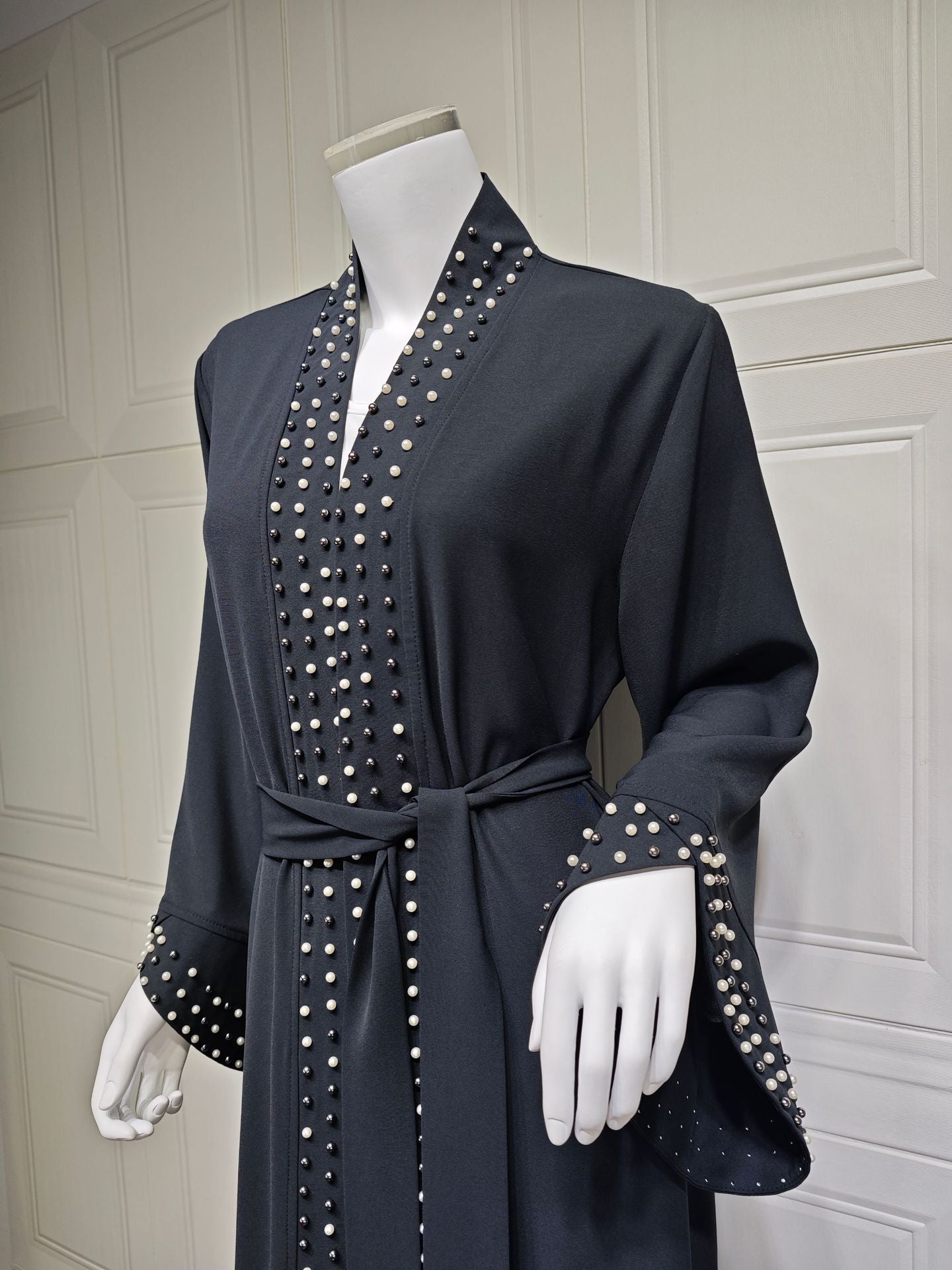 Women's Bubble Lace-up Robe Cardigan