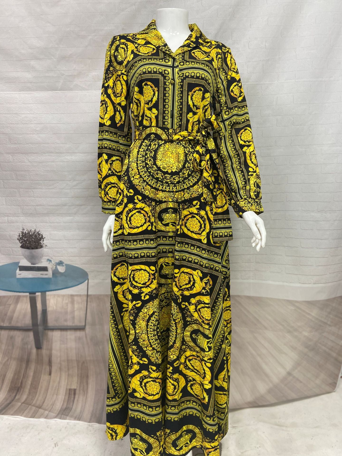 Women's Shirts and Long-sleeved Oversized Dress