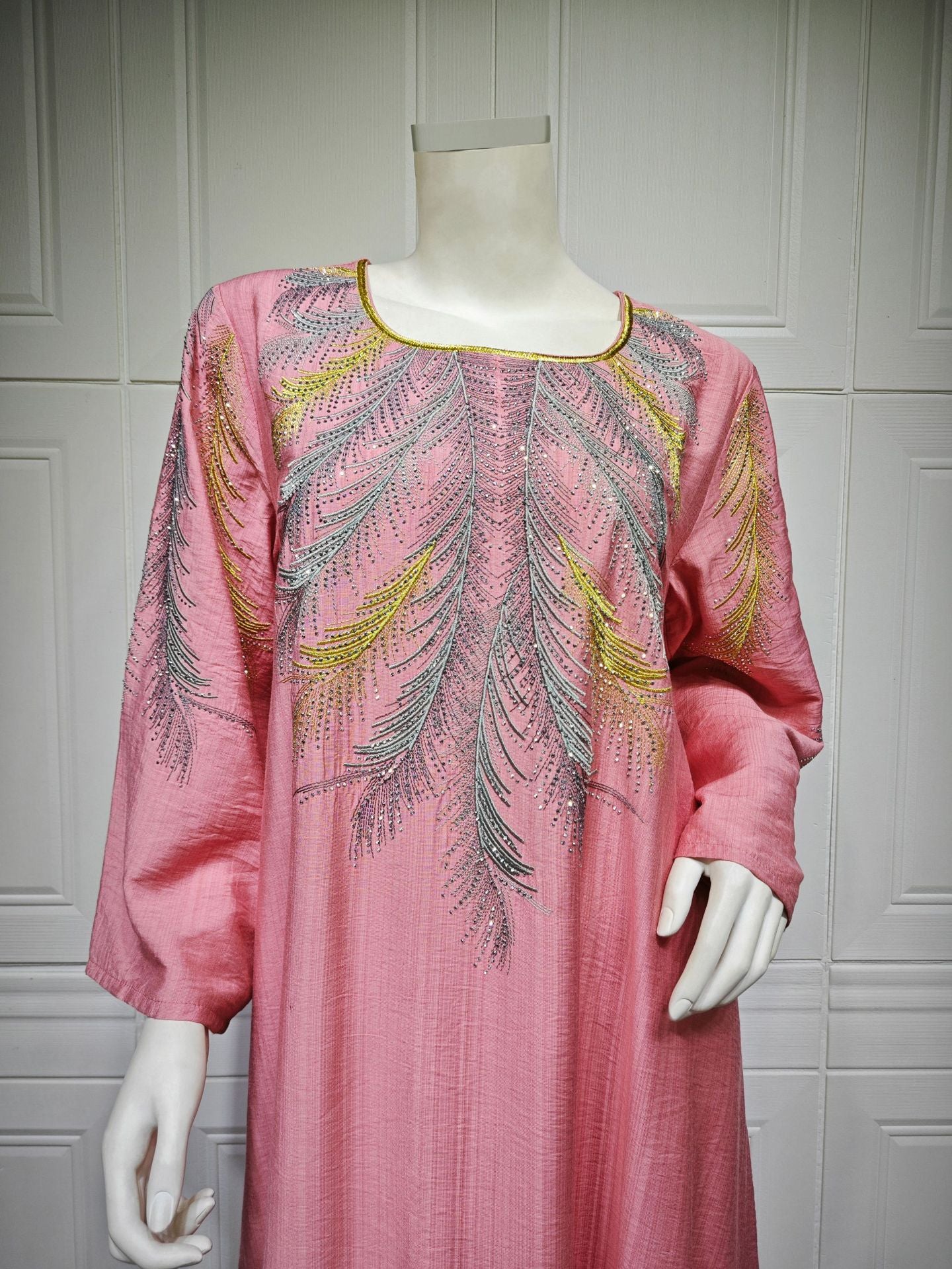 Women's Embroidered Hot Diamond Dress