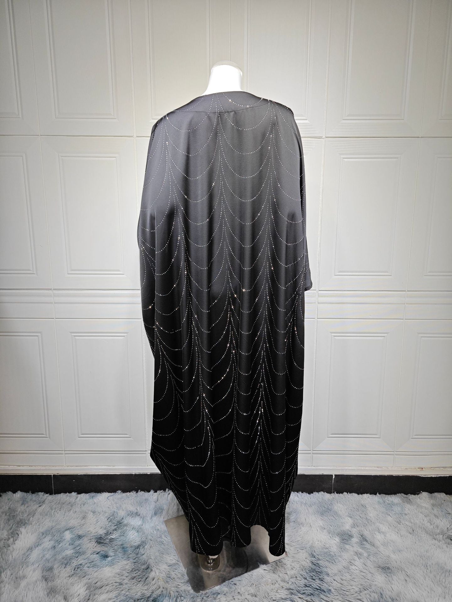 Women's Loose Hot Diamond Abaya Dress