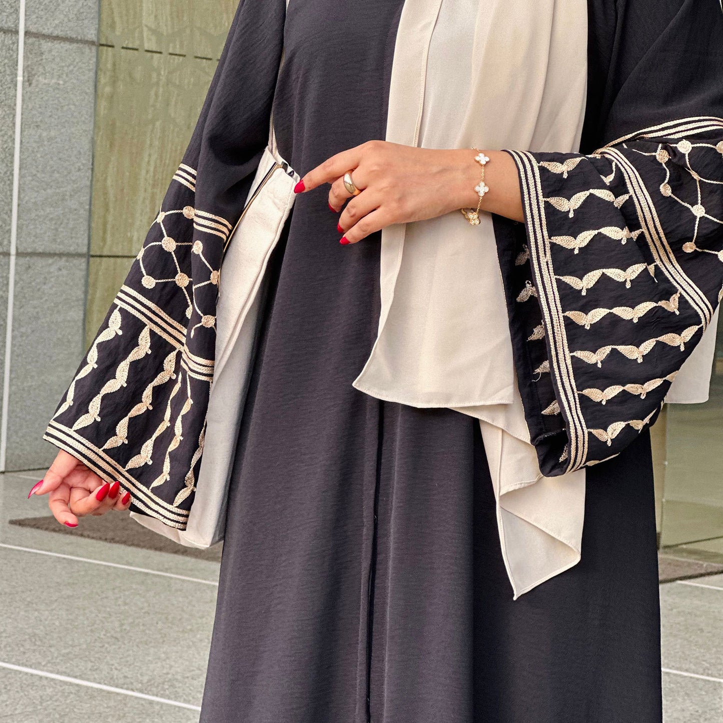 Embroidered Tassel Cardigan Tunics Robe