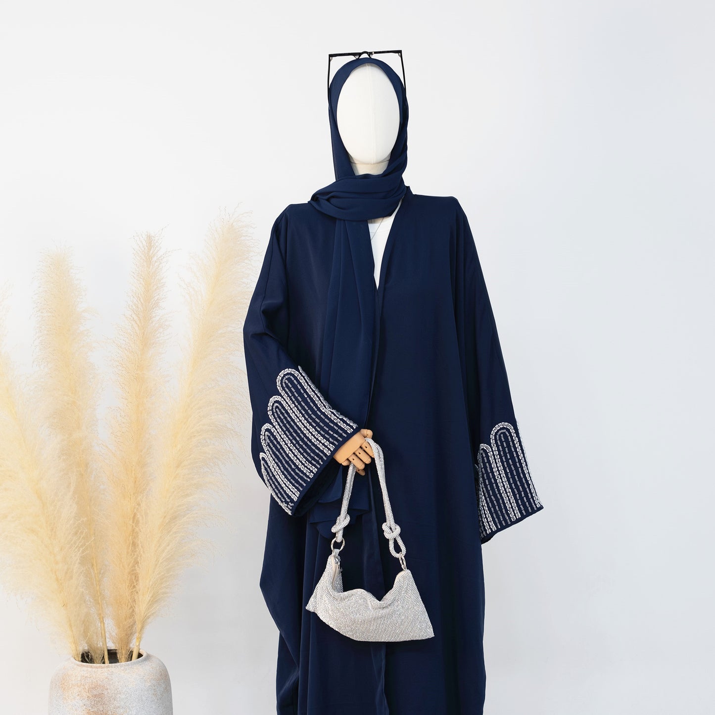 Elegant Beaded Cardigan Robe