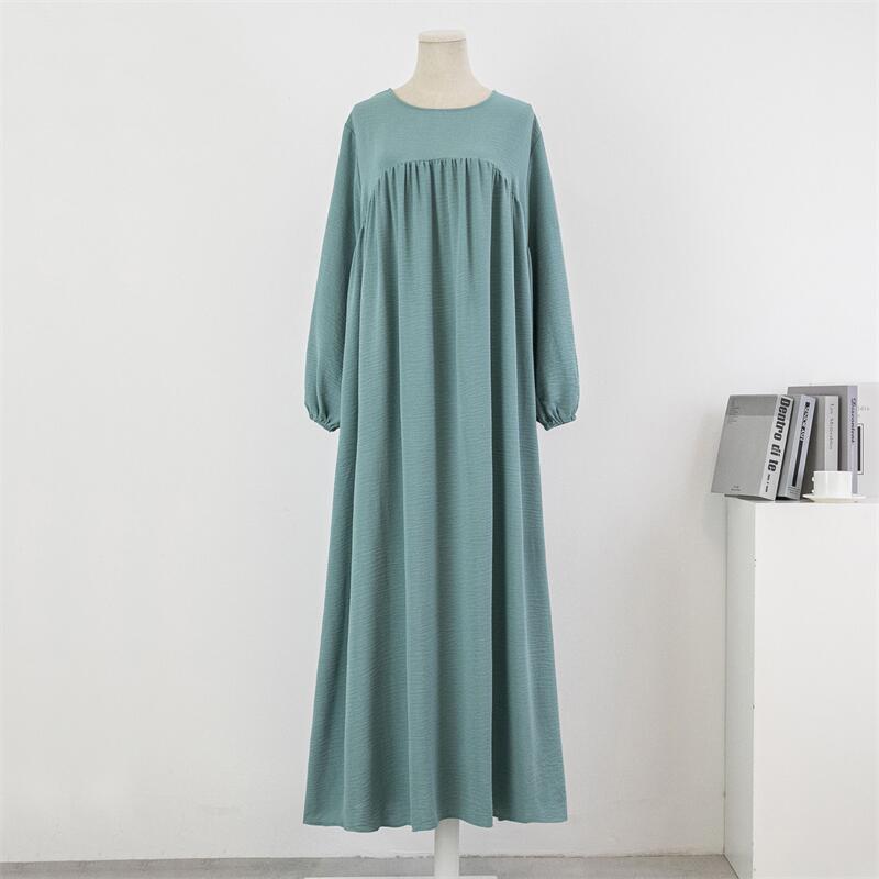 Women's Pullover Patchwork Maxi Dress