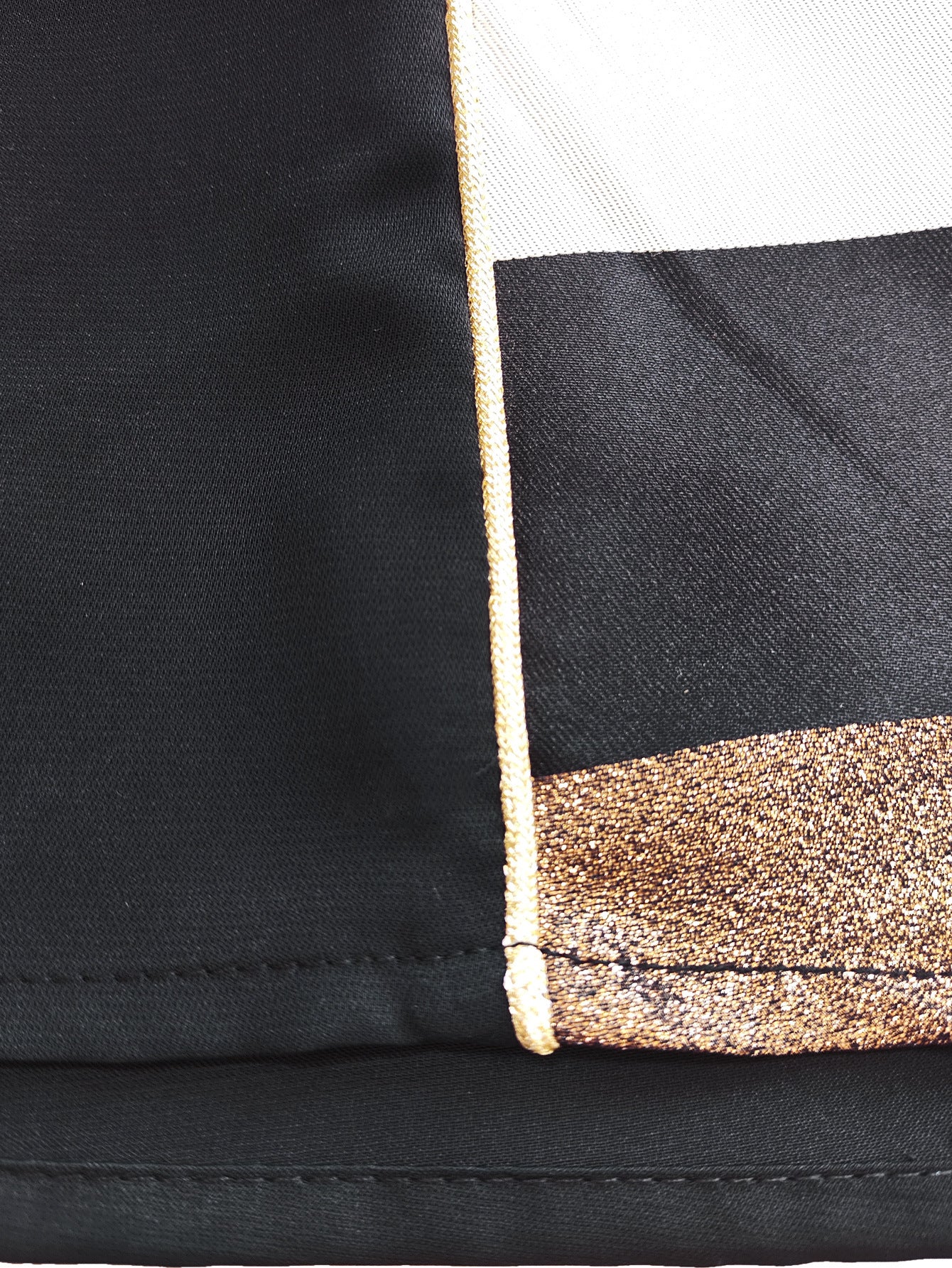 Beaded Embroidered Maxi Abaya Dress in Black