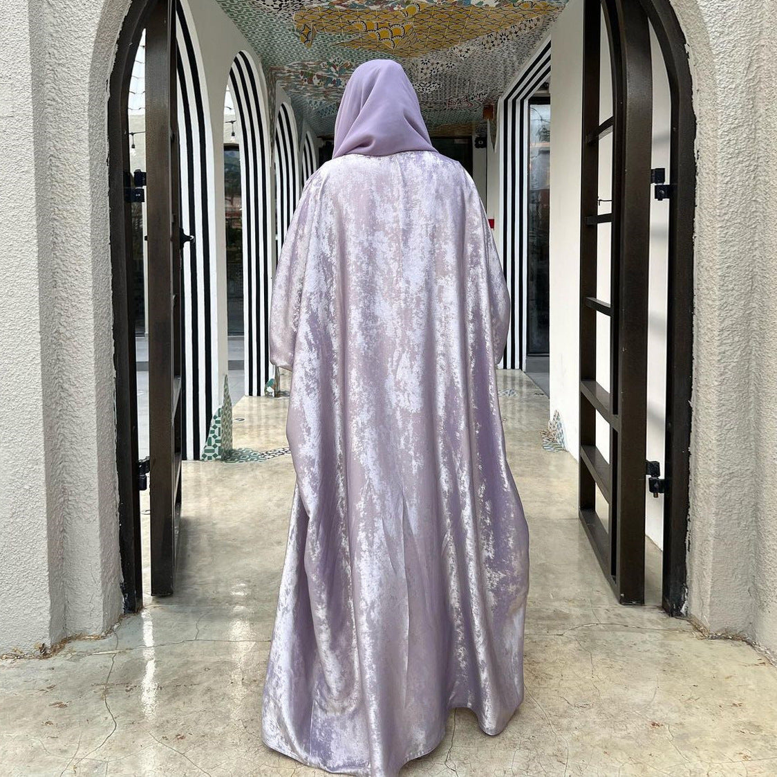 Stylish Stamped Cardigan Robe