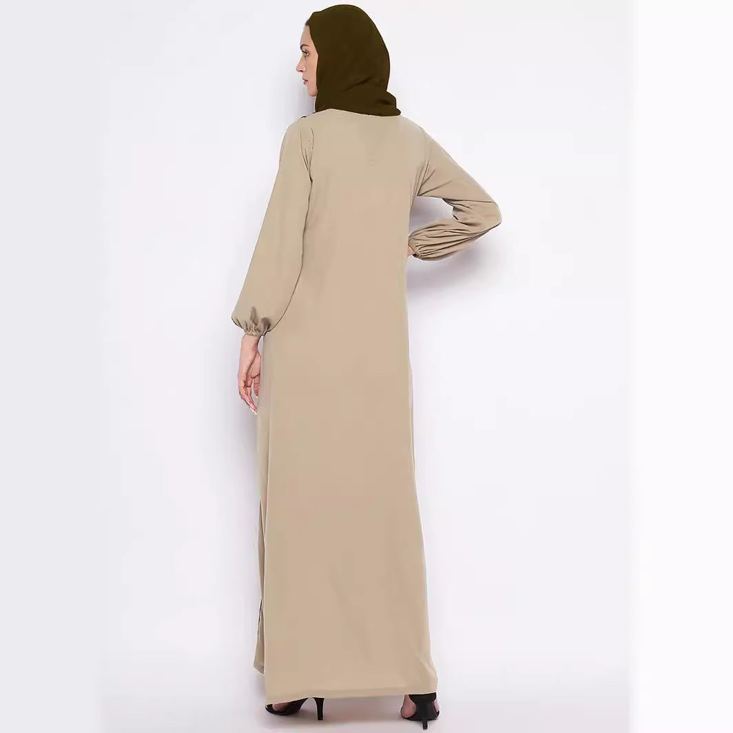 Women's Loose Casual Contrasting Dress