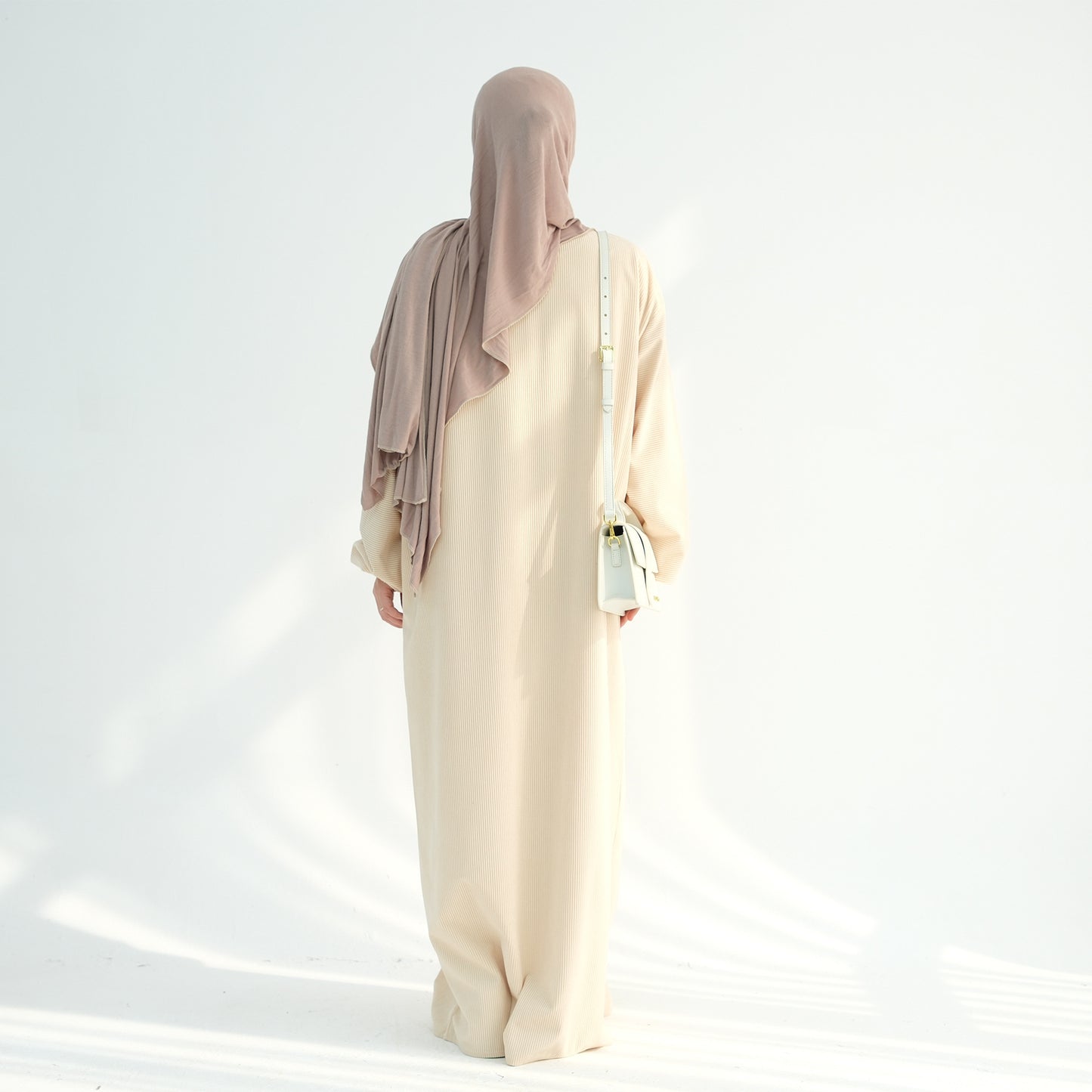 Women's Casual Solid Color Abaya Dress