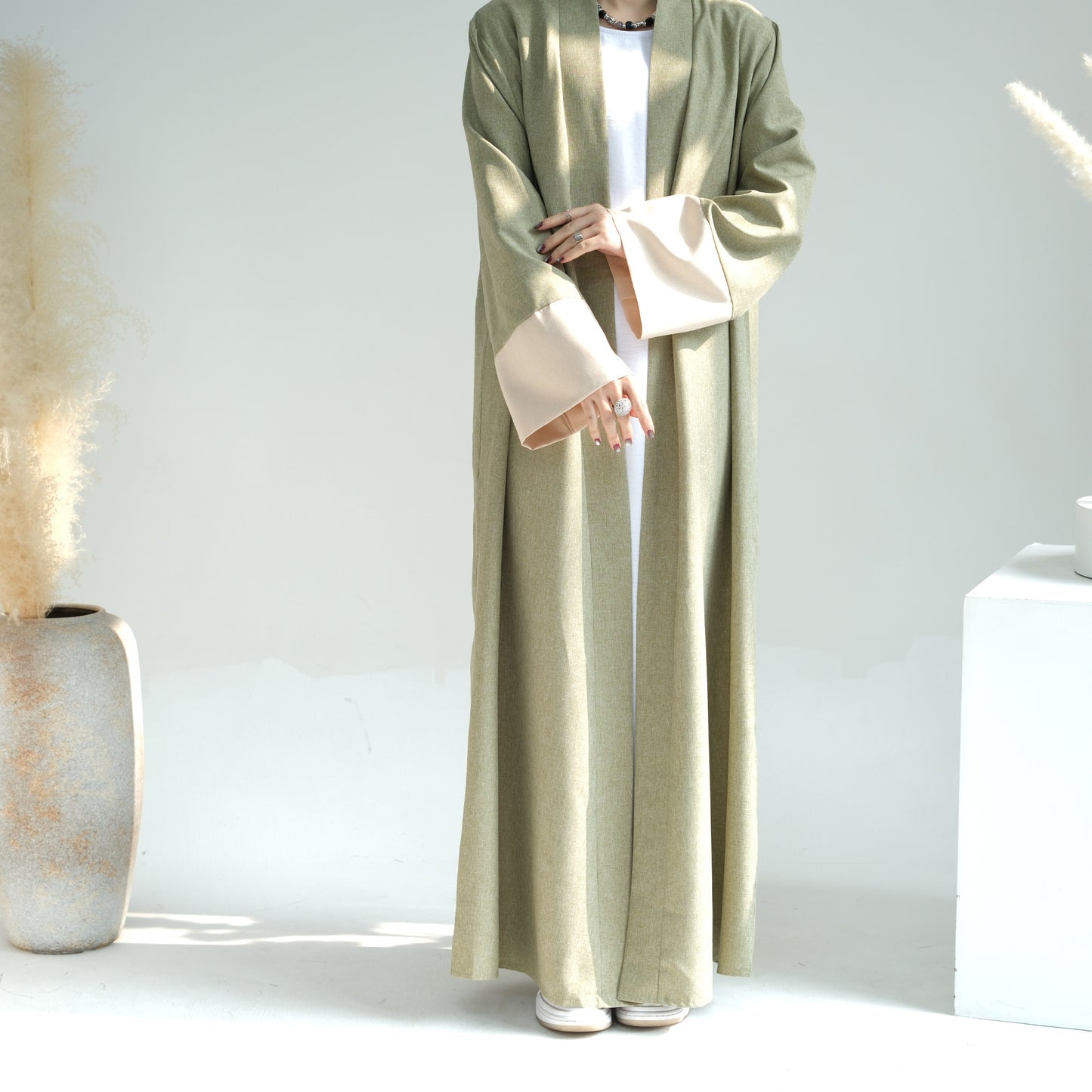 Plain Loose Plus Size Elegant Robe