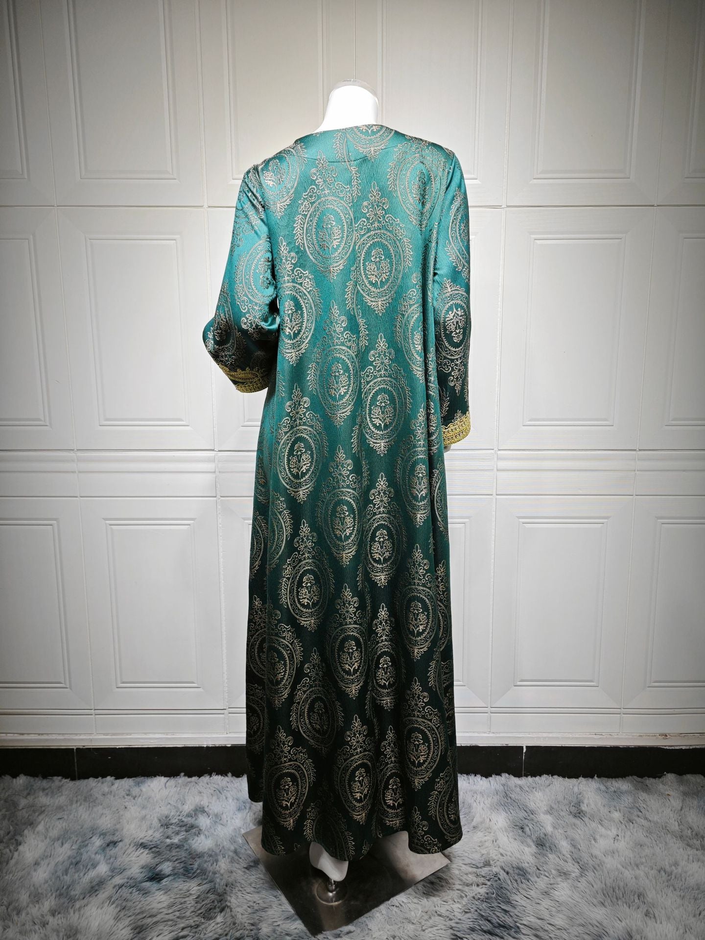 Women's Jacquard Evening Dress