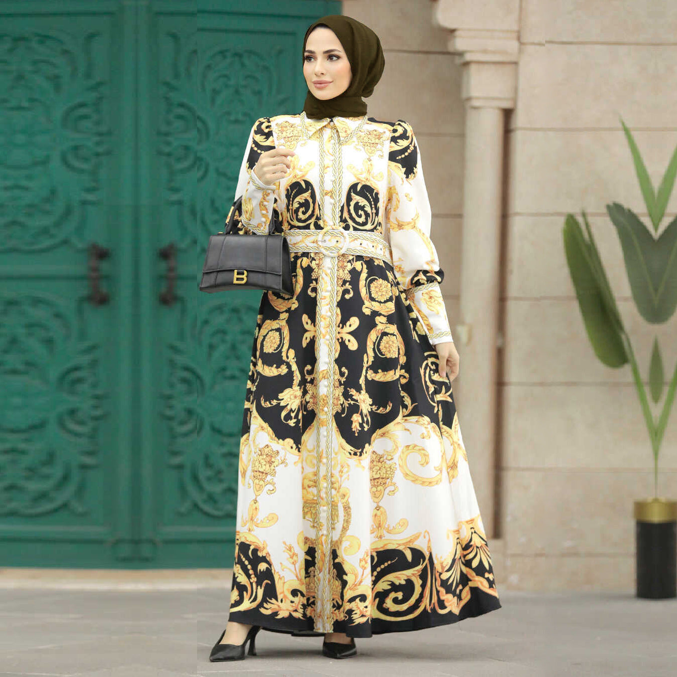 Women's Printed Swung Dress